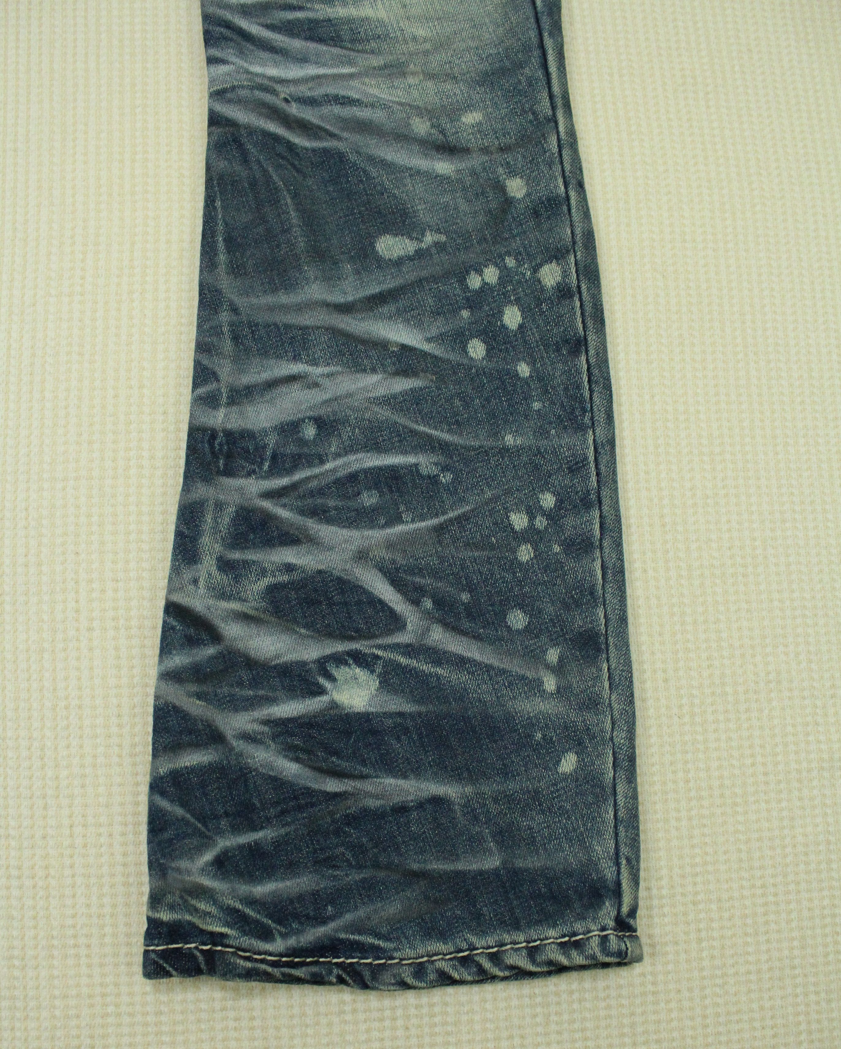 If Six Was Nine Flared BUFFALO BOBS Denim Bootcut Curve Rare Whisker Size US 30 / EU 46 - 6 Thumbnail