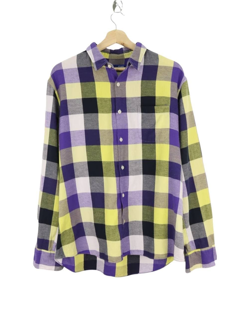 Beams Plus BEAMS Plaid Single Pocket Button Up Shirt Size US L / EU 52-54 / 3 - 1 Thumbnail