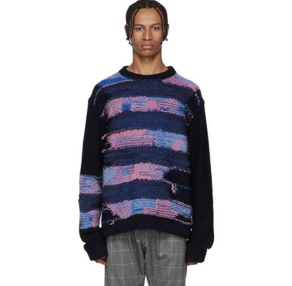 Acne Studios RARE GRAIL acne studios complex knit sweater | Grailed