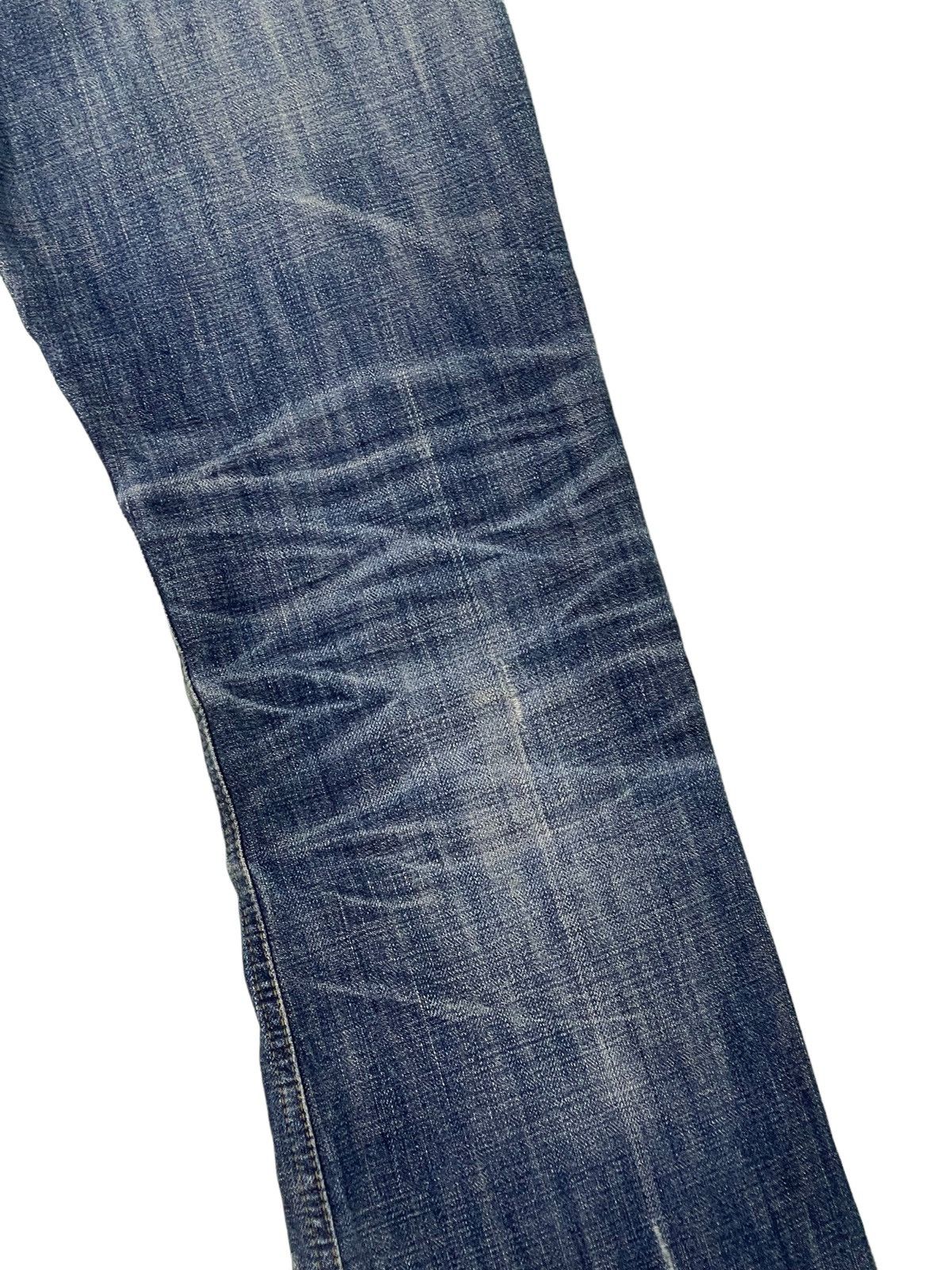 Japanese Brand Flare Jeans AVH Custome Boot Cut Low Rise Clawmark 2🟦5 Size US 31 - 16 Thumbnail