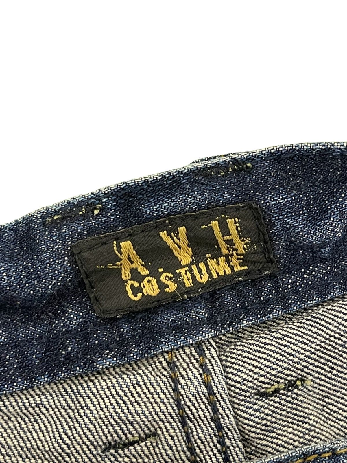 Japanese Brand Flare Jeans AVH Custome Boot Cut Low Rise Clawmark 2🟦5 Size US 31 - 10 Thumbnail