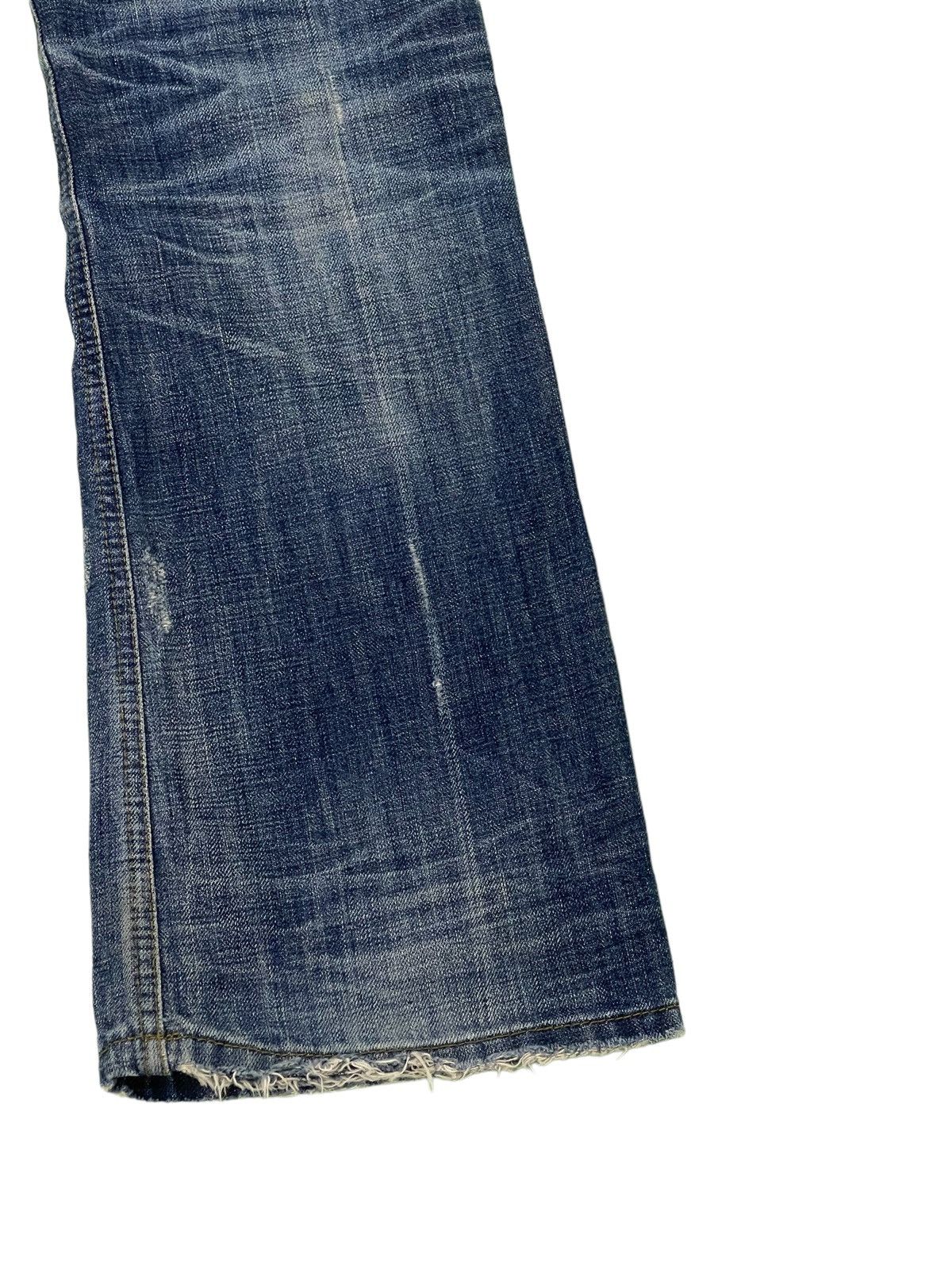 Japanese Brand Flare Jeans AVH Custome Boot Cut Low Rise Clawmark 2🟦5 Size US 31 - 14 Thumbnail