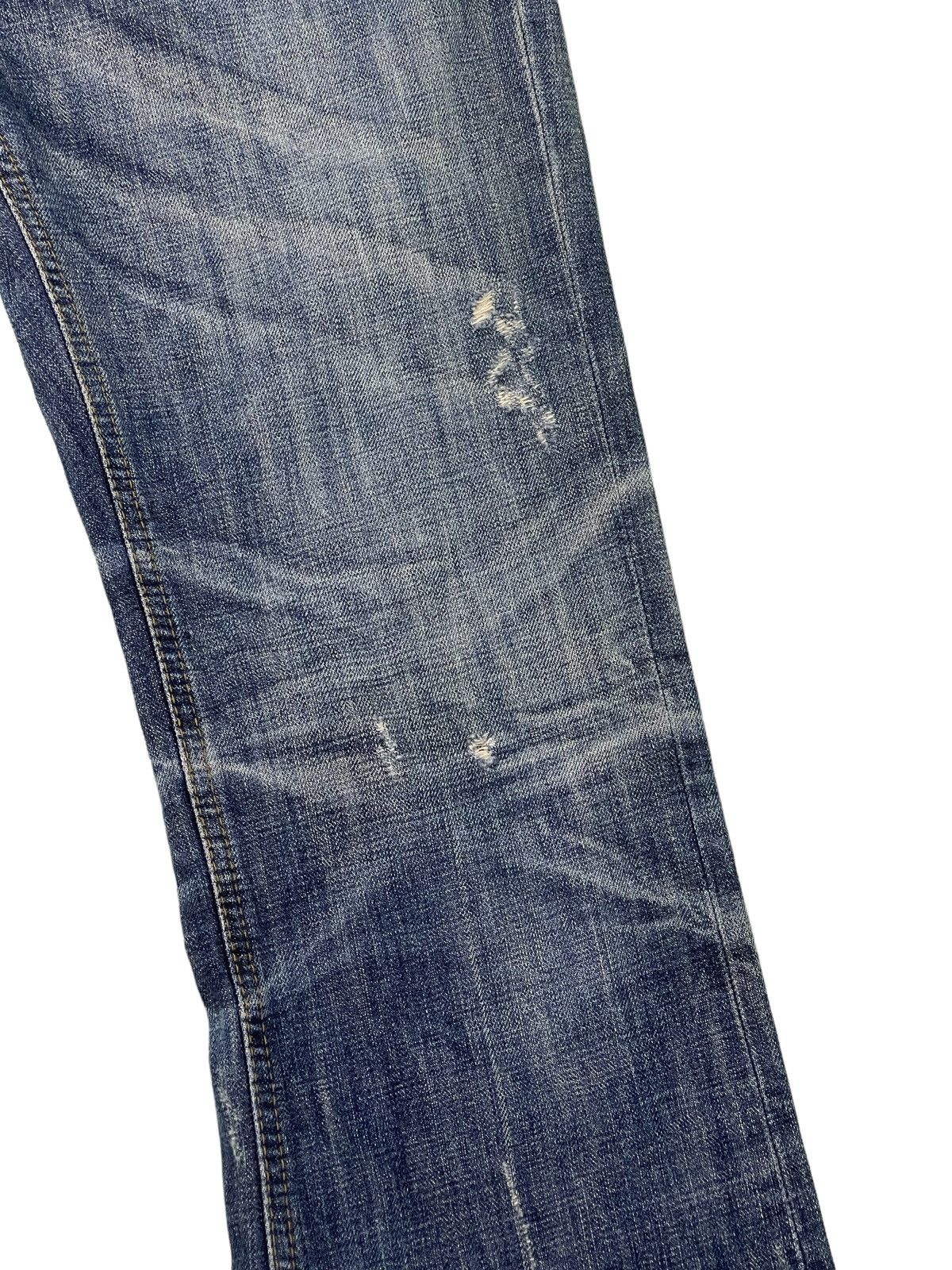 Japanese Brand Flare Jeans AVH Custome Boot Cut Low Rise Clawmark 2🟦5 Size US 31 - 7 Thumbnail