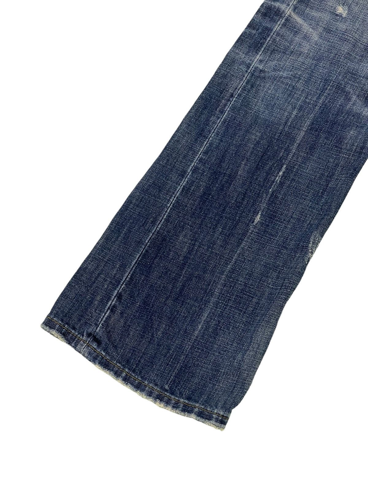Japanese Brand Flare Jeans AVH Custome Boot Cut Low Rise Clawmark 2🟦5 Size US 31 - 5 Thumbnail
