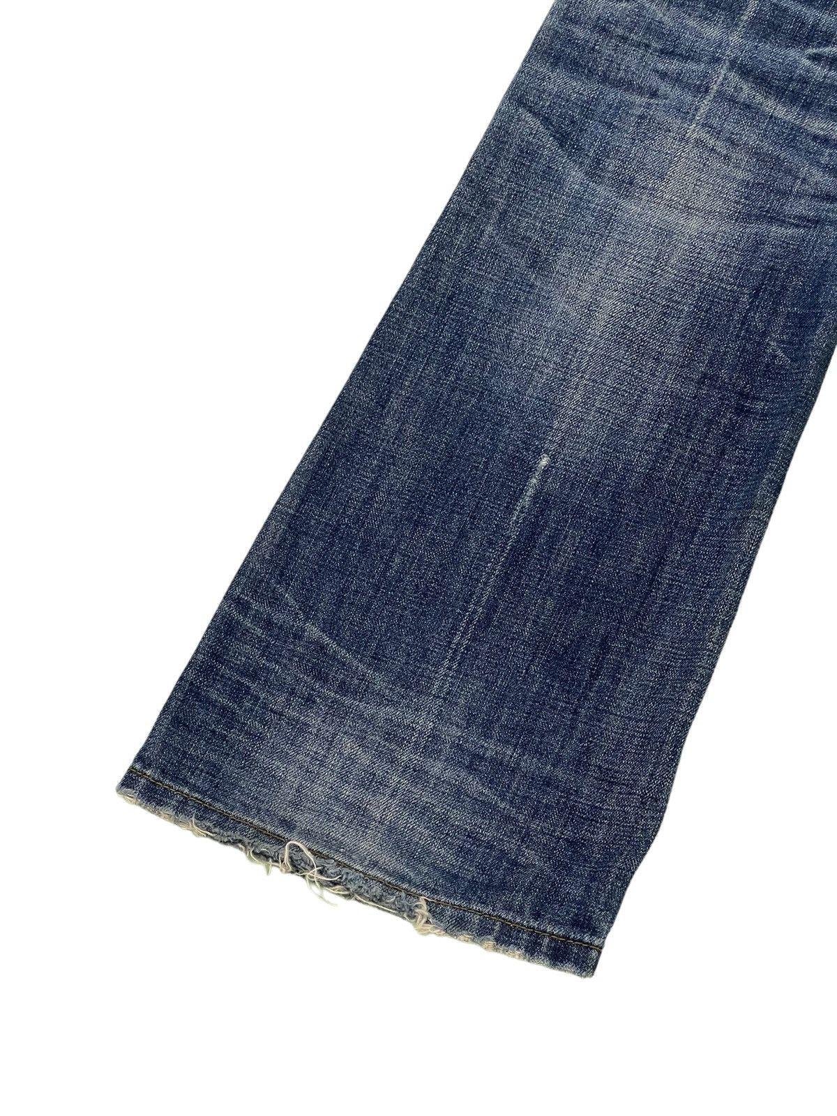 Japanese Brand Flare Jeans AVH Custome Boot Cut Low Rise Clawmark 2🟦5 Size US 31 - 15 Thumbnail