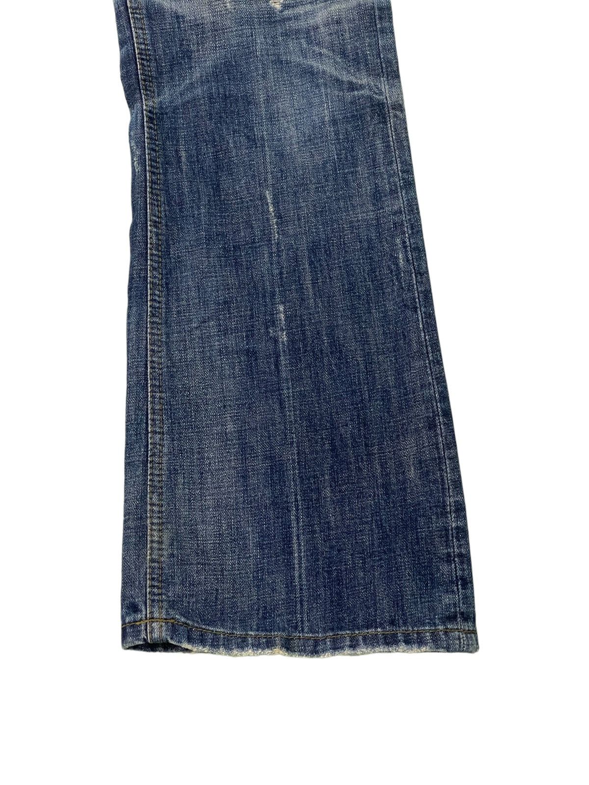 Japanese Brand Flare Jeans AVH Custome Boot Cut Low Rise Clawmark 2🟦5 Size US 31 - 4 Thumbnail