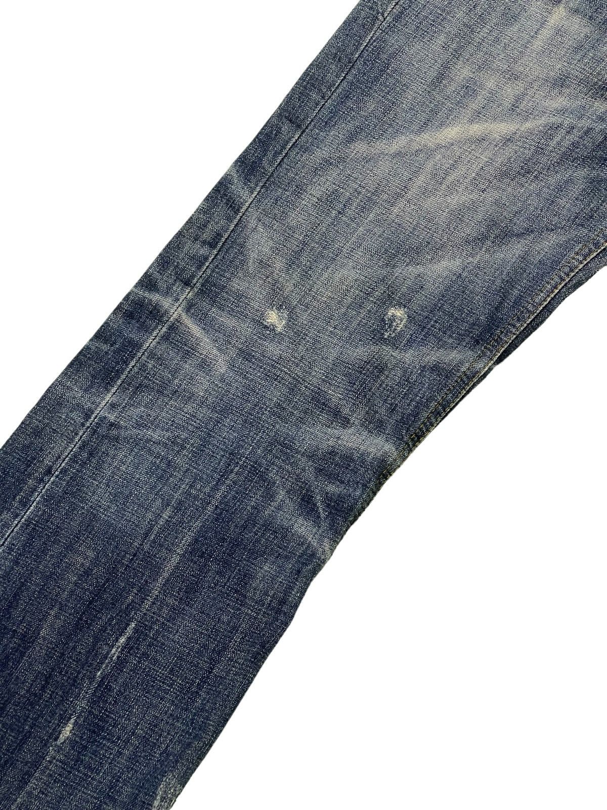 Japanese Brand Flare Jeans AVH Custome Boot Cut Low Rise Clawmark 2🟦5 Size US 31 - 6 Thumbnail