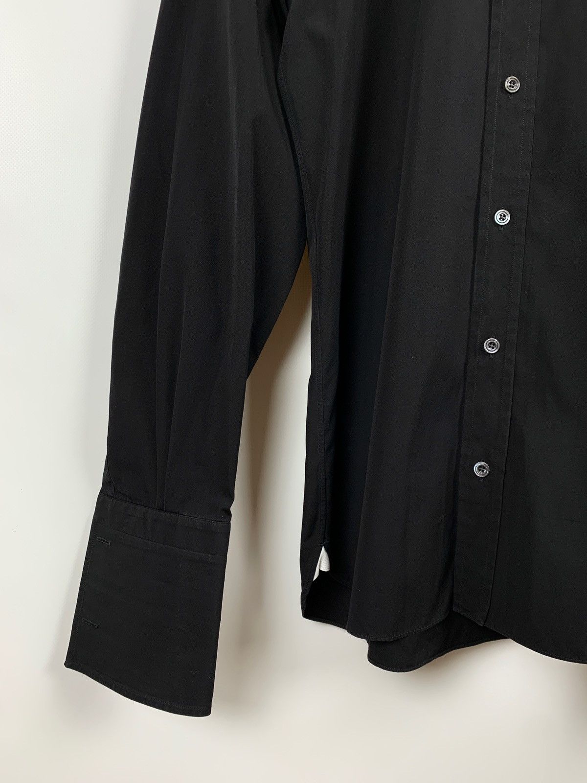 Tom Ford Tom Ford Black Long Sleeve Button Up Shirt Size US M / EU 48-50 / 2 - 10 Thumbnail