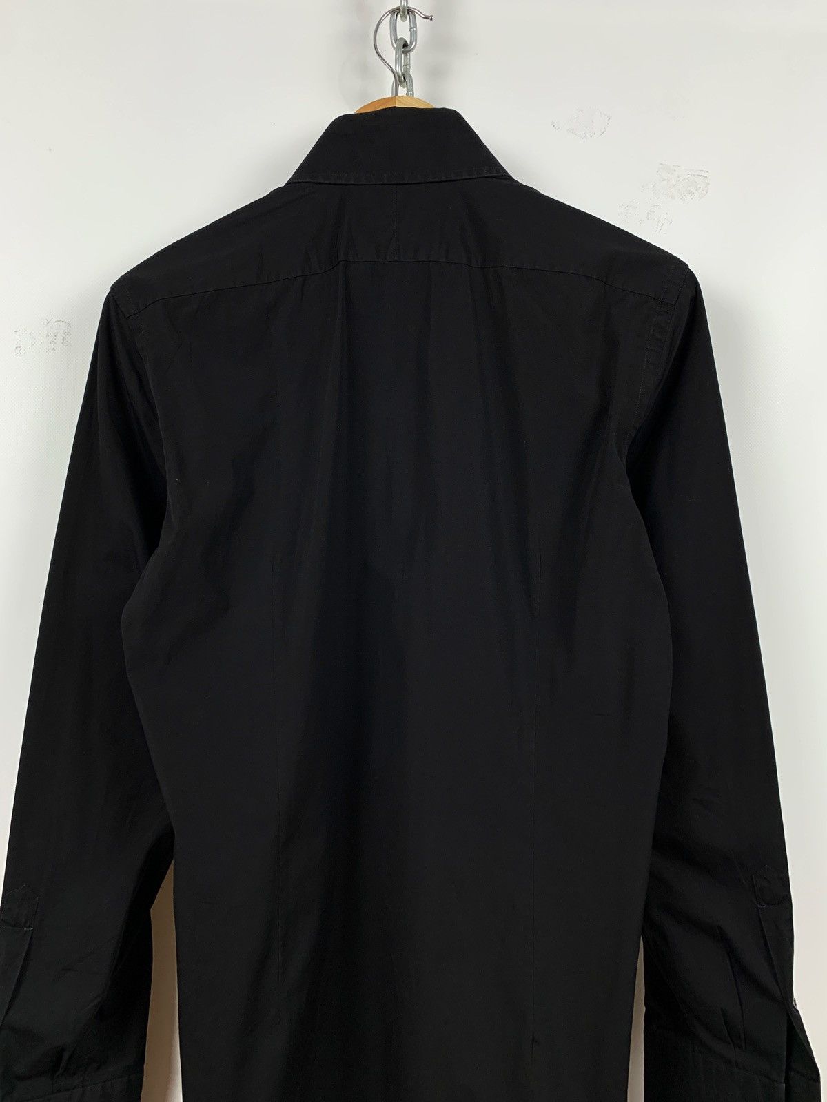 Tom Ford Tom Ford Black Long Sleeve Button Up Shirt Size US M / EU 48-50 / 2 - 15 Thumbnail