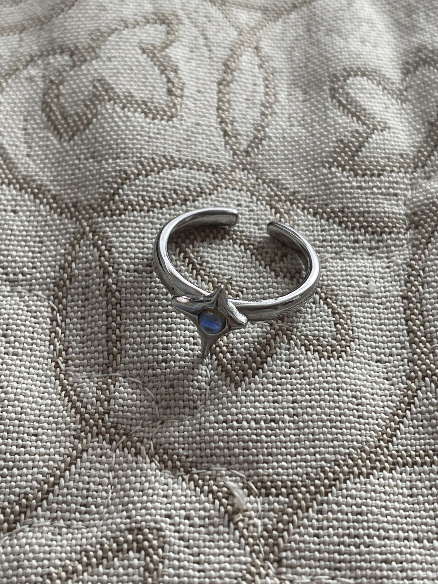 Jewelry Natural Stone Star Ring Size ONE SIZE - 3 Thumbnail