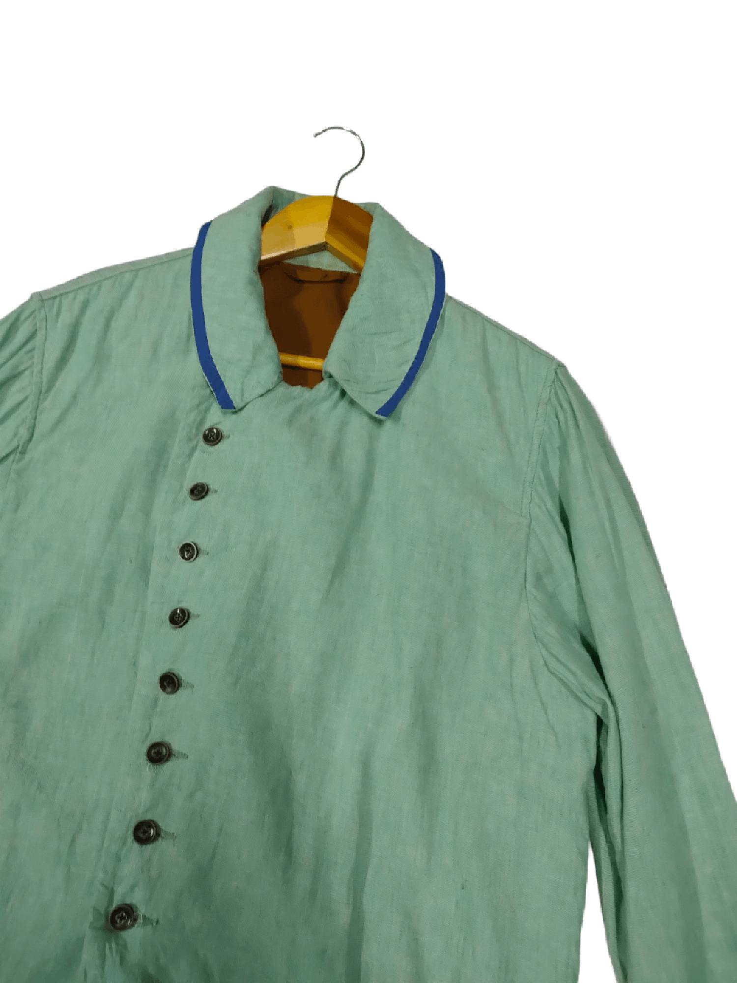 Kapital × Kapital Kountry 🔥KAPITAL ASYMETRY LINEN LIGHT GREEN JACKETS Size US M / EU 48-50 / 2 - 4 Thumbnail