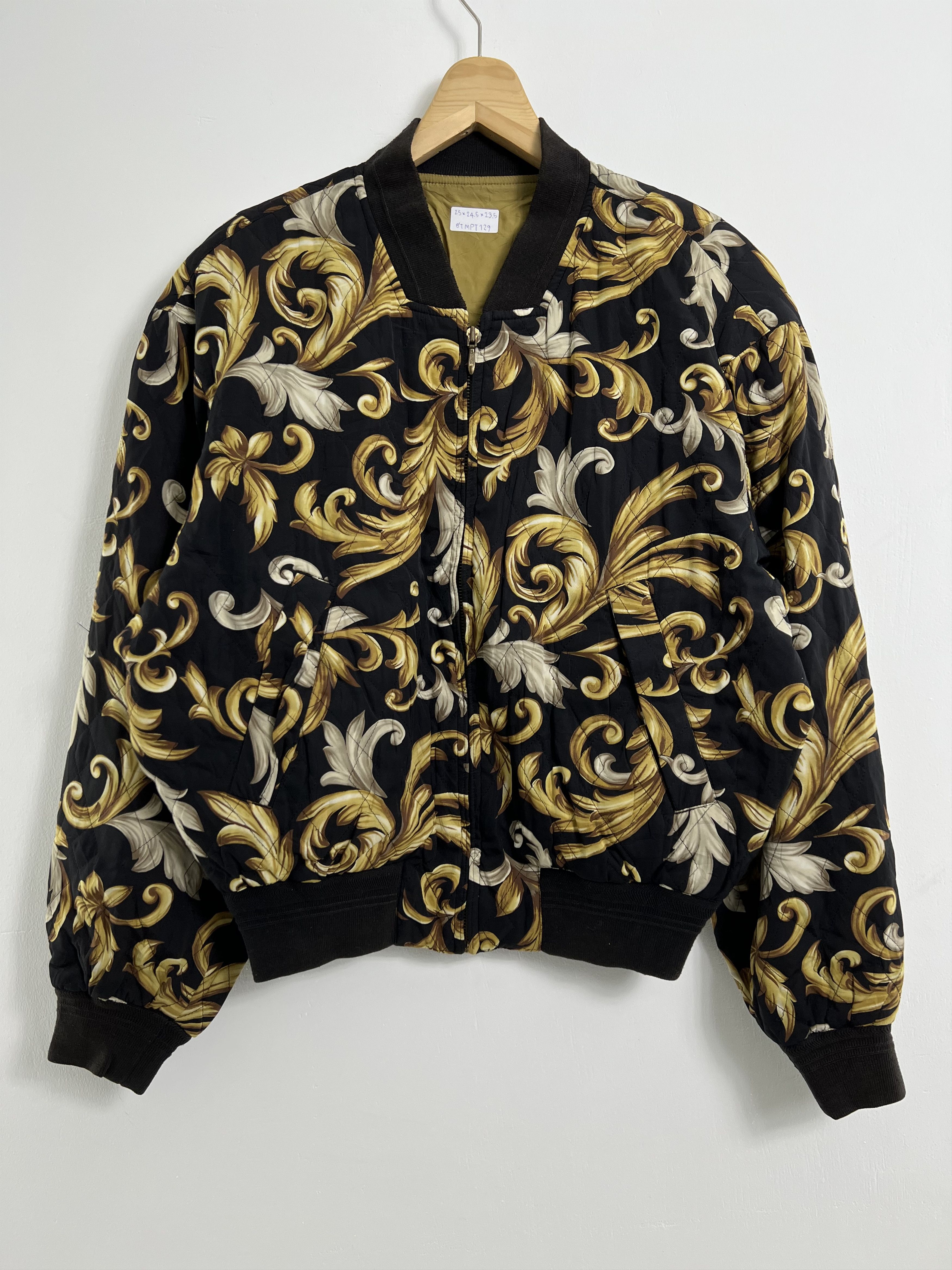 Japanese Brand Vintage 90s Domon baroque bomber jacket (M) GTMPT129 Size US M / EU 48-50 / 2 - 1 Thumbnail