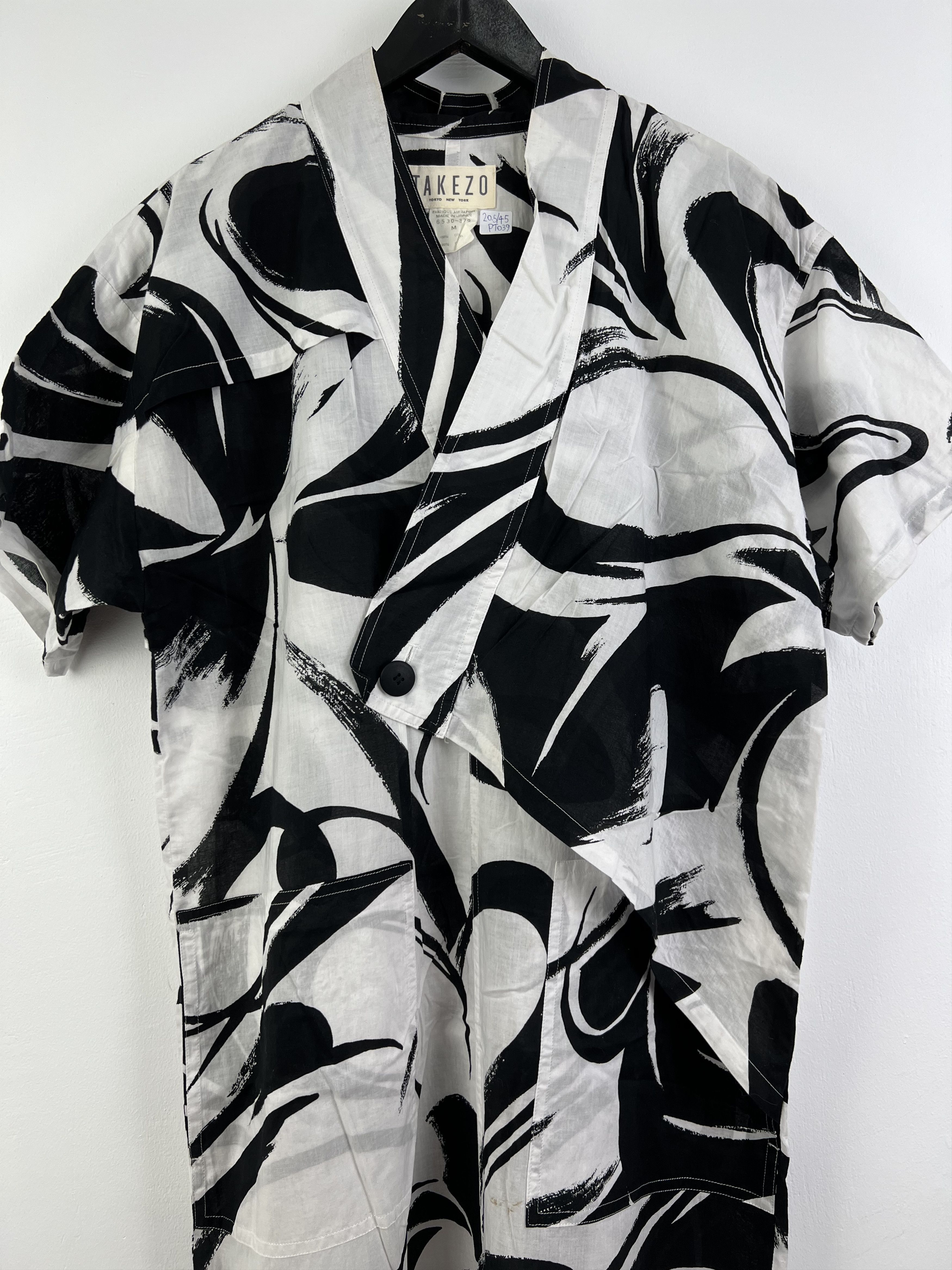 Japanese Brand GTMPT039 Vintage Takezo Japanese Designer Dress (M) Size L / US 10 / IT 46 - 4 Thumbnail