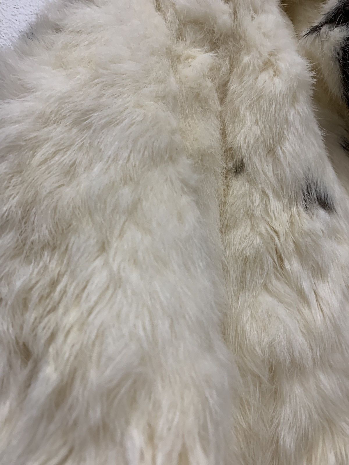 Le Grande Bleu (L.G.B.) ⚡️RARE 80s White Faux Fur Celebrities Hollywood Jacket Size US M / EU 48-50 / 2 - 5 Thumbnail