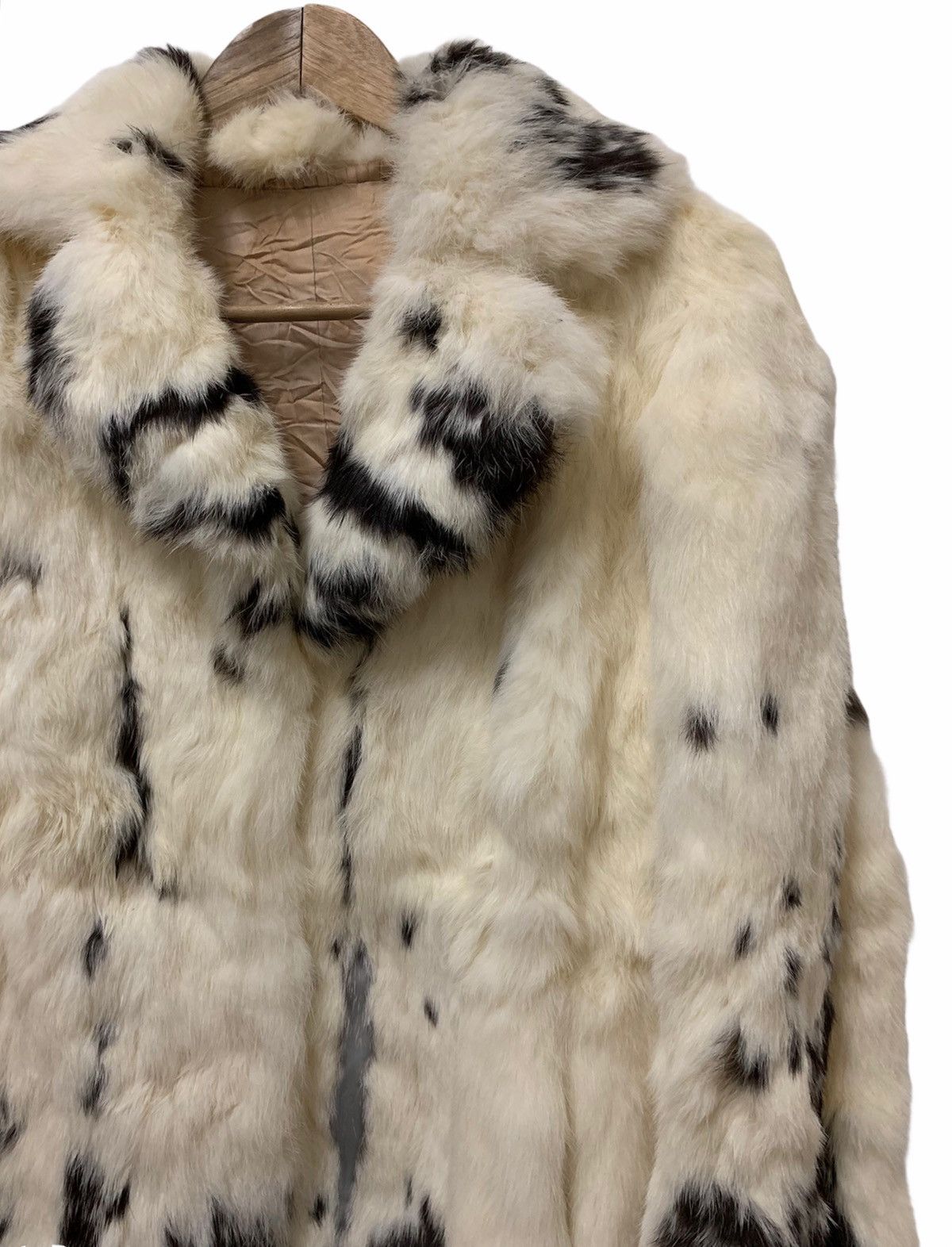 Le Grande Bleu (L.G.B.) ⚡️RARE 80s White Faux Fur Celebrities Hollywood Jacket Size US M / EU 48-50 / 2 - 3 Thumbnail