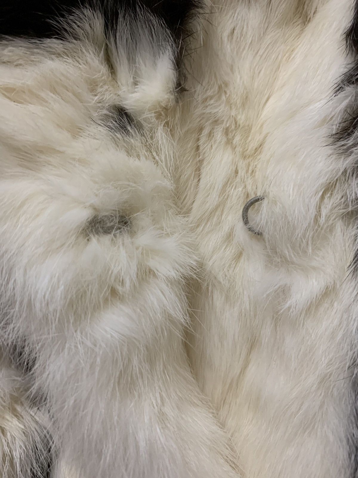 Le Grande Bleu (L.G.B.) ⚡️RARE 80s White Faux Fur Celebrities Hollywood Jacket Size US M / EU 48-50 / 2 - 6 Thumbnail