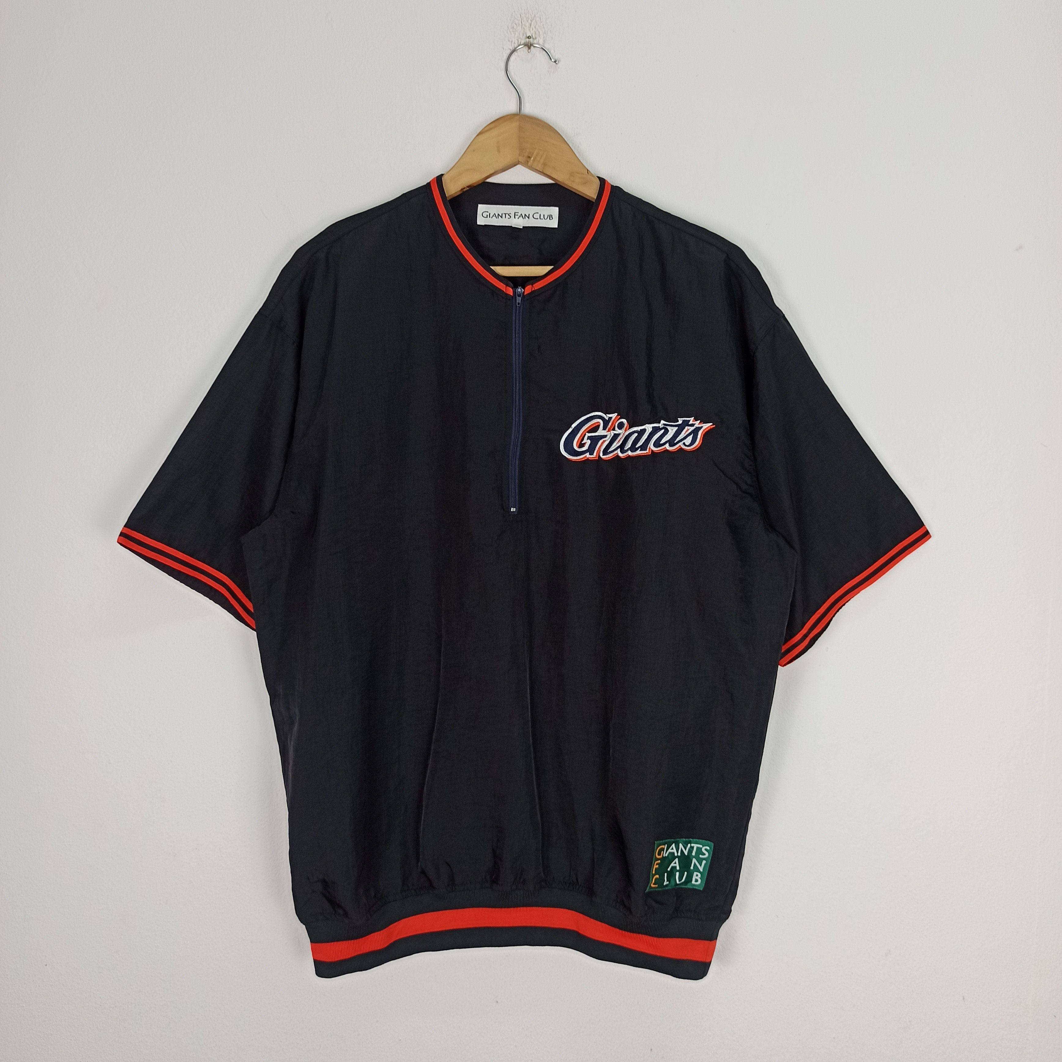 Giant Rare Giants Fan Club Short Sleeve Jacket Half Zipper Size US XL / EU 56 / 4 - 1 Thumbnail