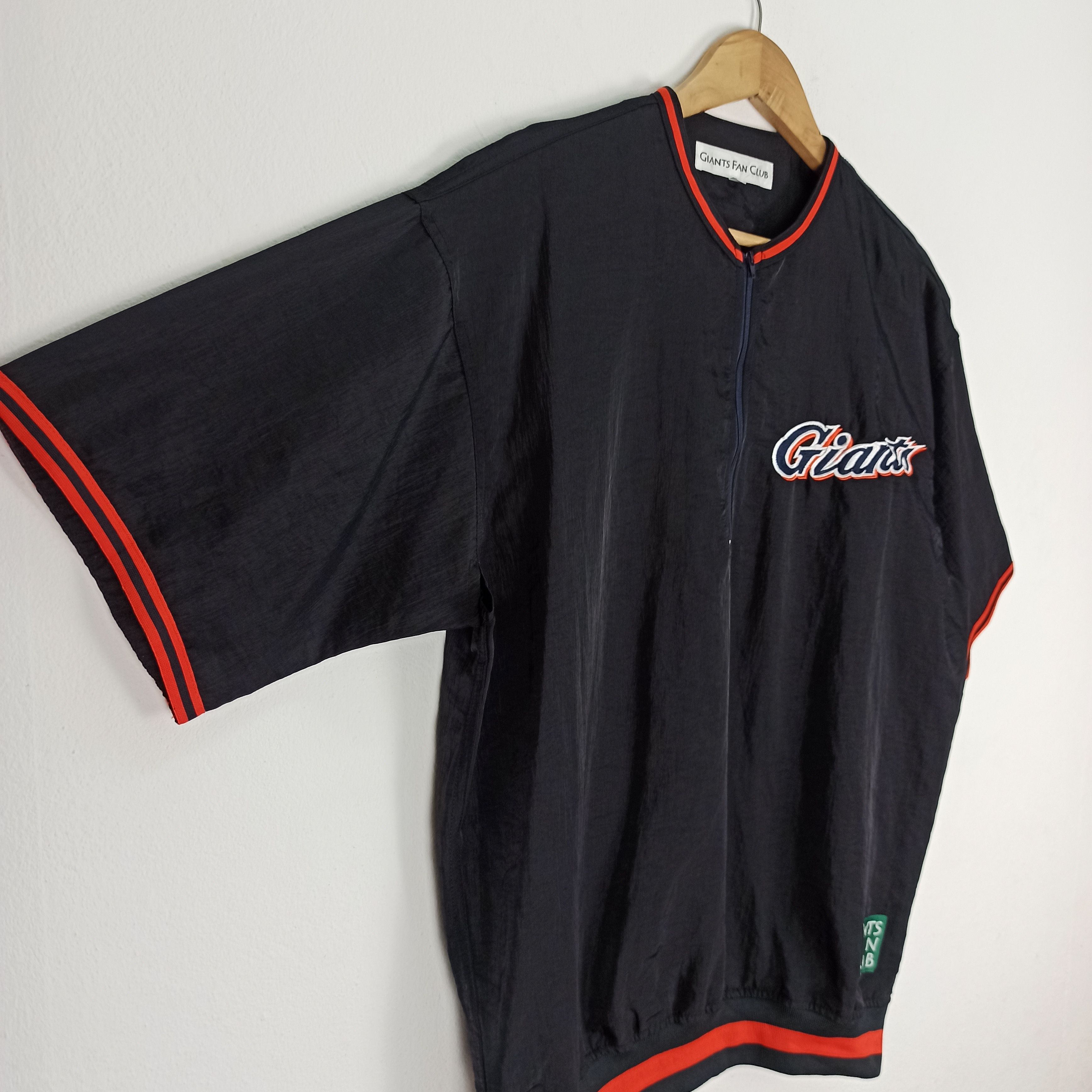 Giant Rare Giants Fan Club Short Sleeve Jacket Half Zipper Size US XL / EU 56 / 4 - 4 Thumbnail