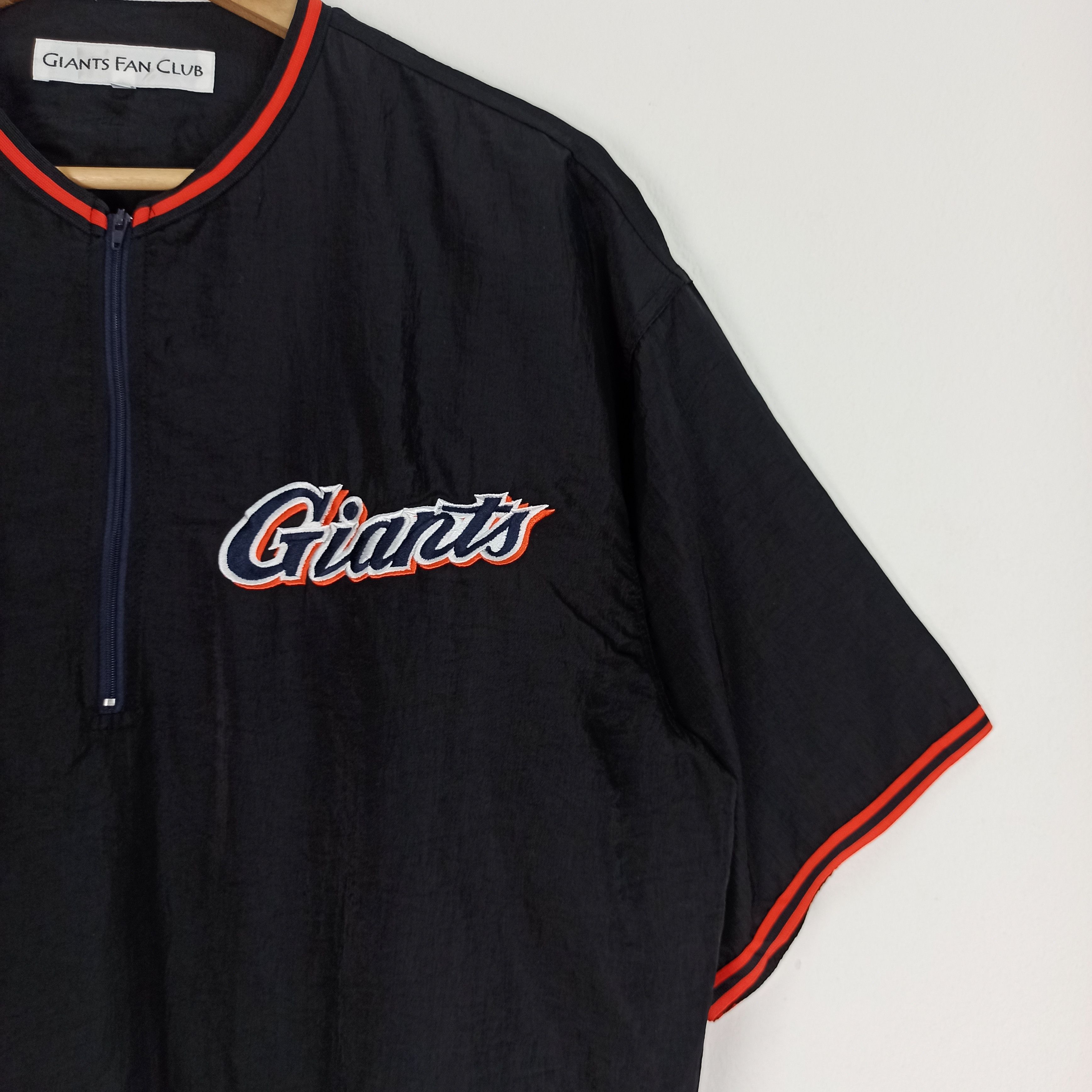 Giant Rare Giants Fan Club Short Sleeve Jacket Half Zipper Size US XL / EU 56 / 4 - 3 Thumbnail
