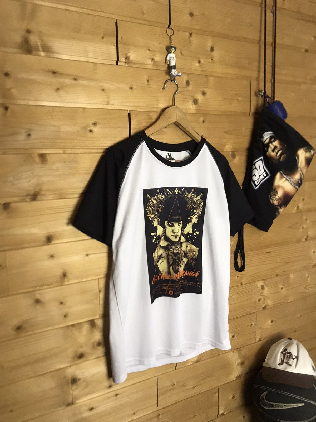 Vintage Clockwork Orange promo movie t-shirt Size US M / EU 48-50 / 2 - 1 Thumbnail