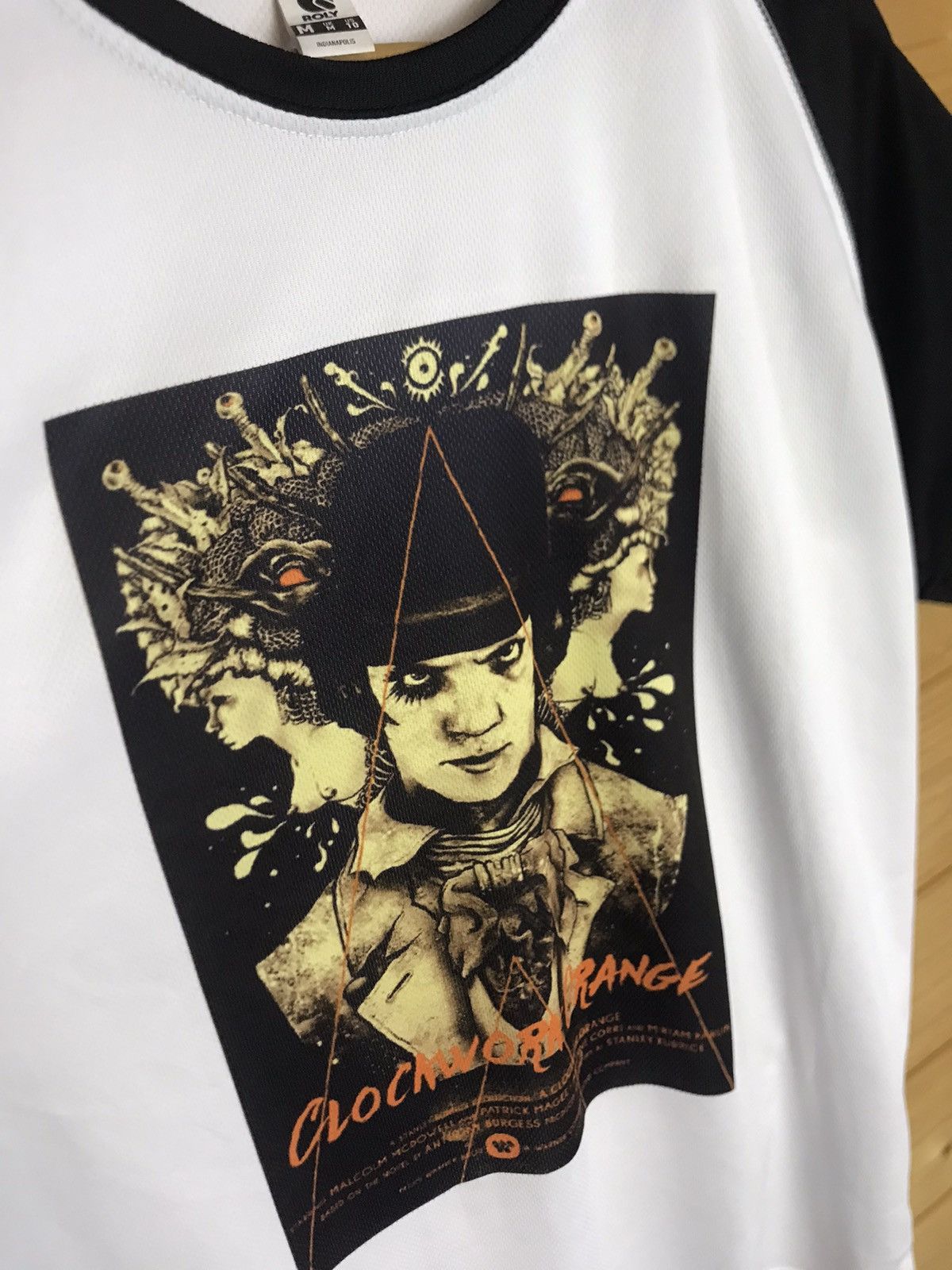 Vintage Clockwork Orange promo movie t-shirt Size US M / EU 48-50 / 2 - 3 Thumbnail