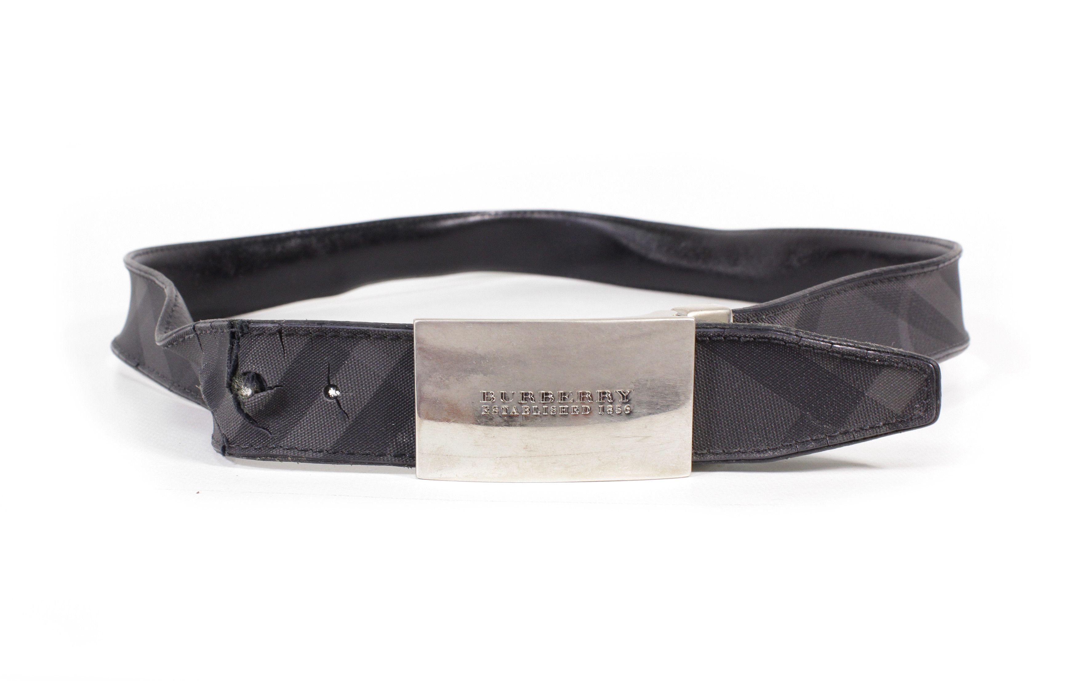 Burberry Nova Check Distressed Belt Size ONE SIZE - 1 Thumbnail