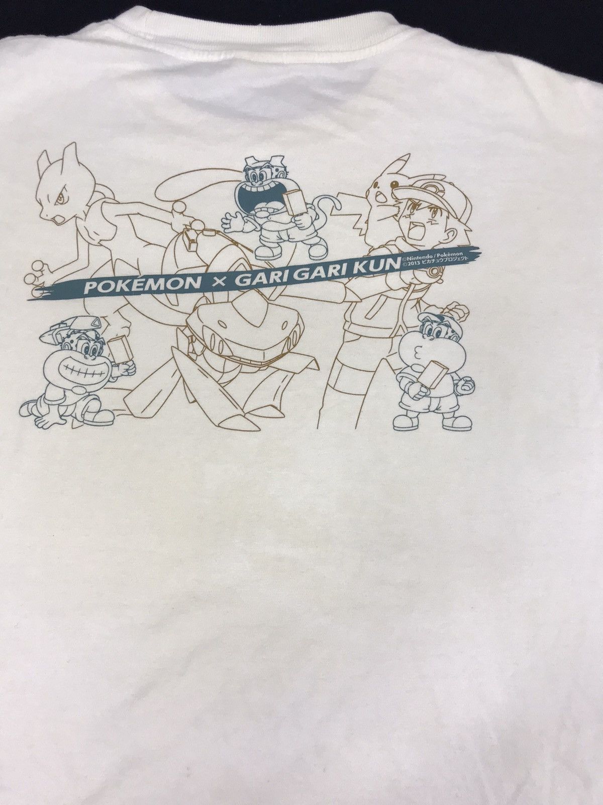 Anime Vintage Pokemon X Gari Gari Kun T Shirt Tee Athletic Wear Size US L / EU 52-54 / 3 - 4 Thumbnail