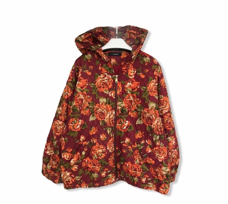 Japanese Brand St Clementy Flower Hawaiian Hoodies Jacket 🧥 Size US XL / EU 56 / 4 - 1 Thumbnail