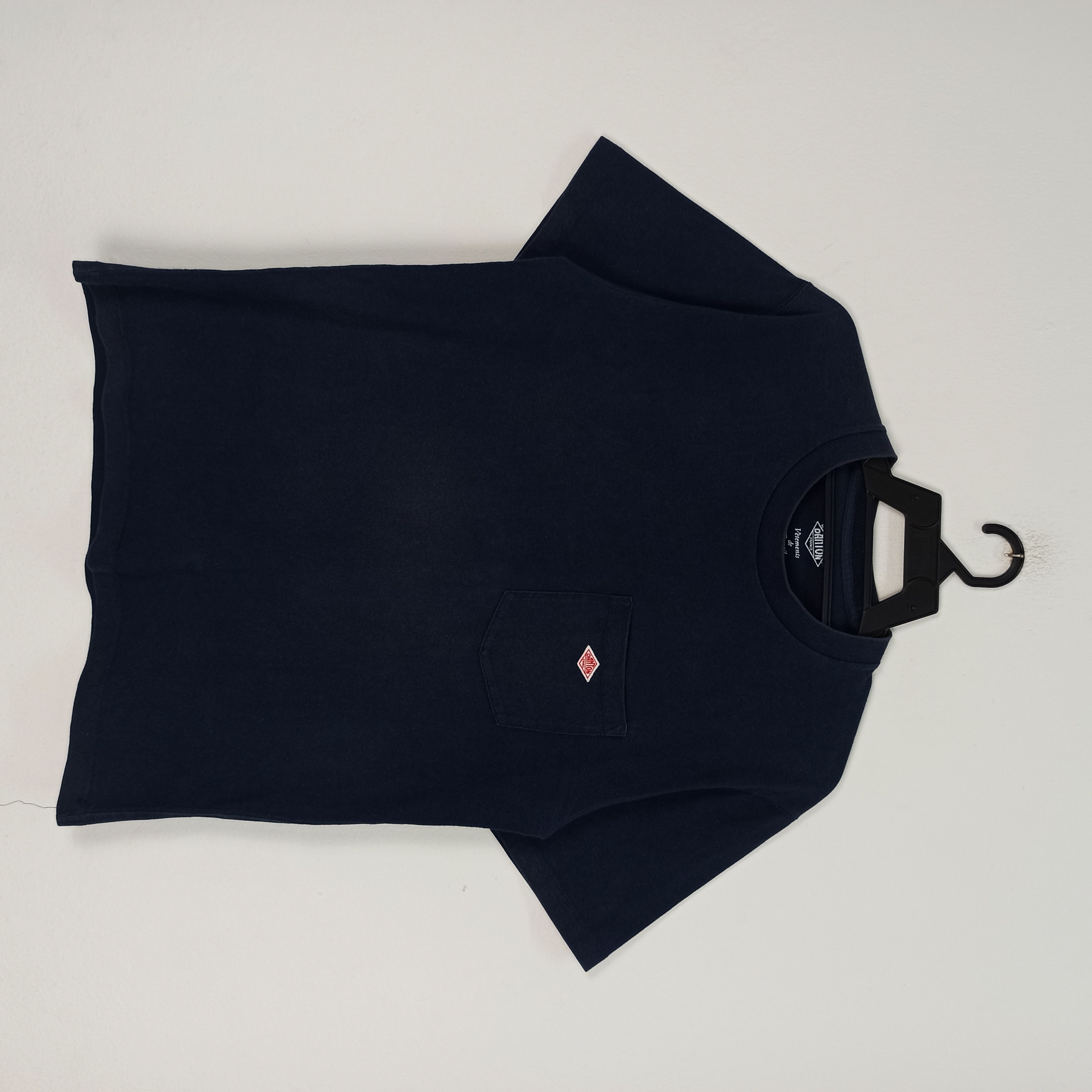 image of Archival Clothing x Danton France Vetements De Travail Tshirt in Blue, Men's (Size Medium)