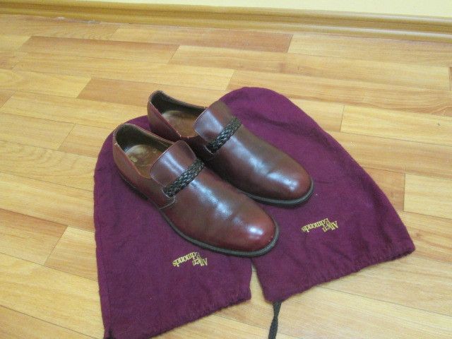 Allen Edmonds Ostendo cherry loafers.Like Gucci or Dior loafers. Size US 9 / EU 42 - 3 Thumbnail