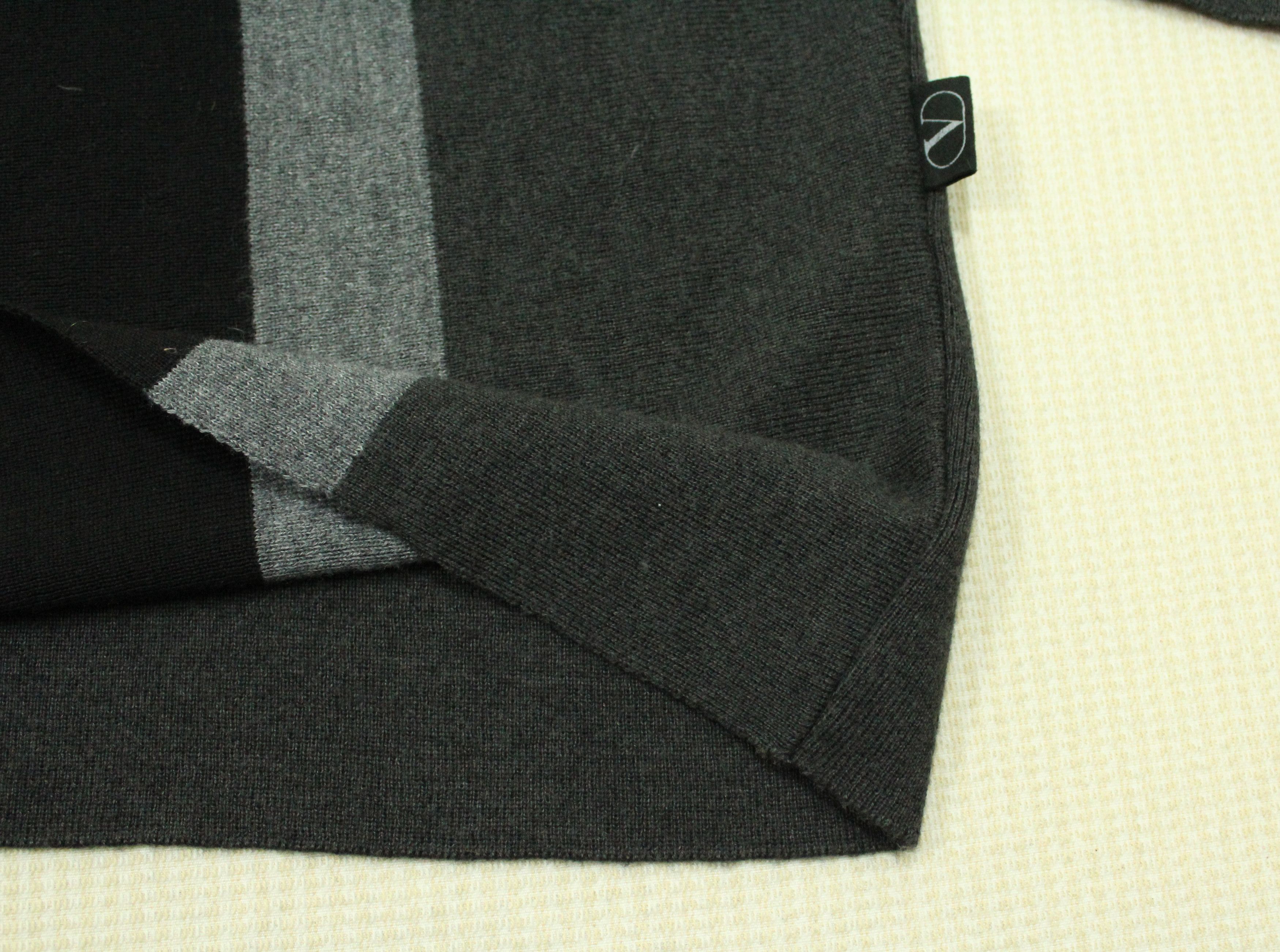Valentino VALENTINO Shirt Pullover Top Thick Knit Retro Style Mafia Size US L / EU 52-54 / 3 - 5 Thumbnail