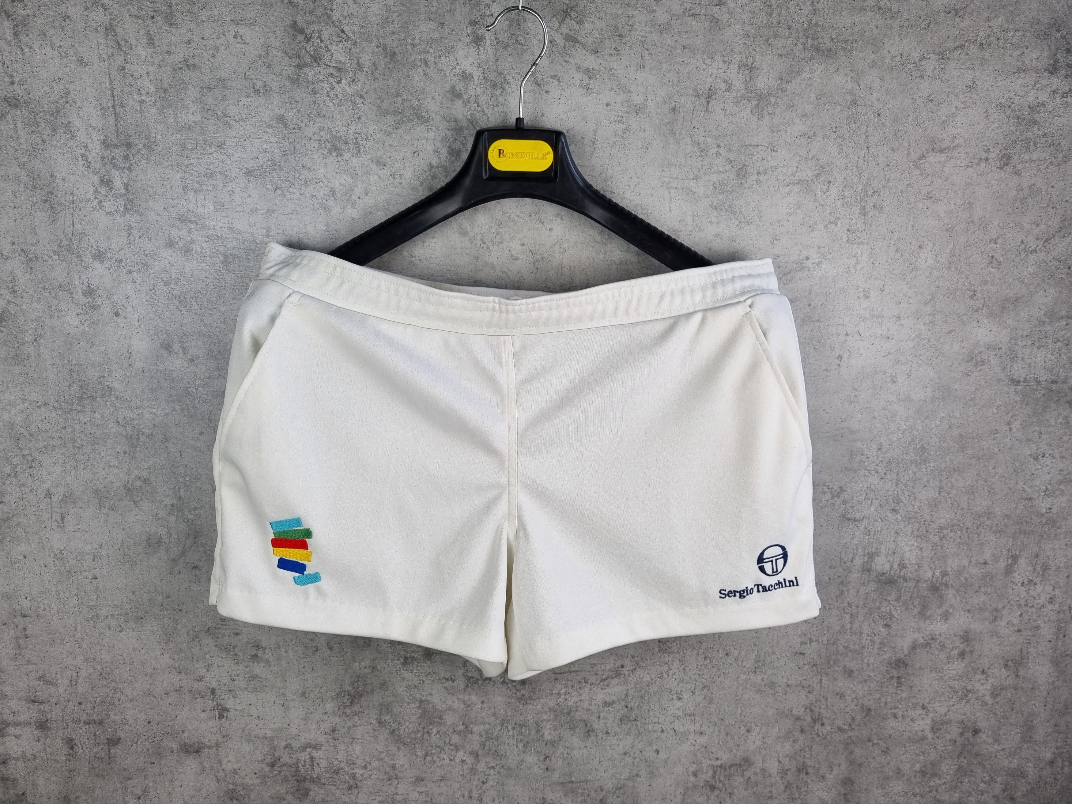 Sergio Tacchini × Vintage Rare 80s Sergio Tacchini Tennis shorts Size US 32 / EU 48 - 5 Thumbnail