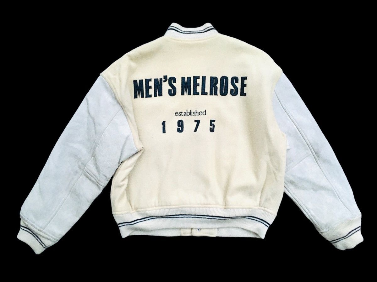 Rare Vintage Brand Men's Melrose Leather Varsity 1990s