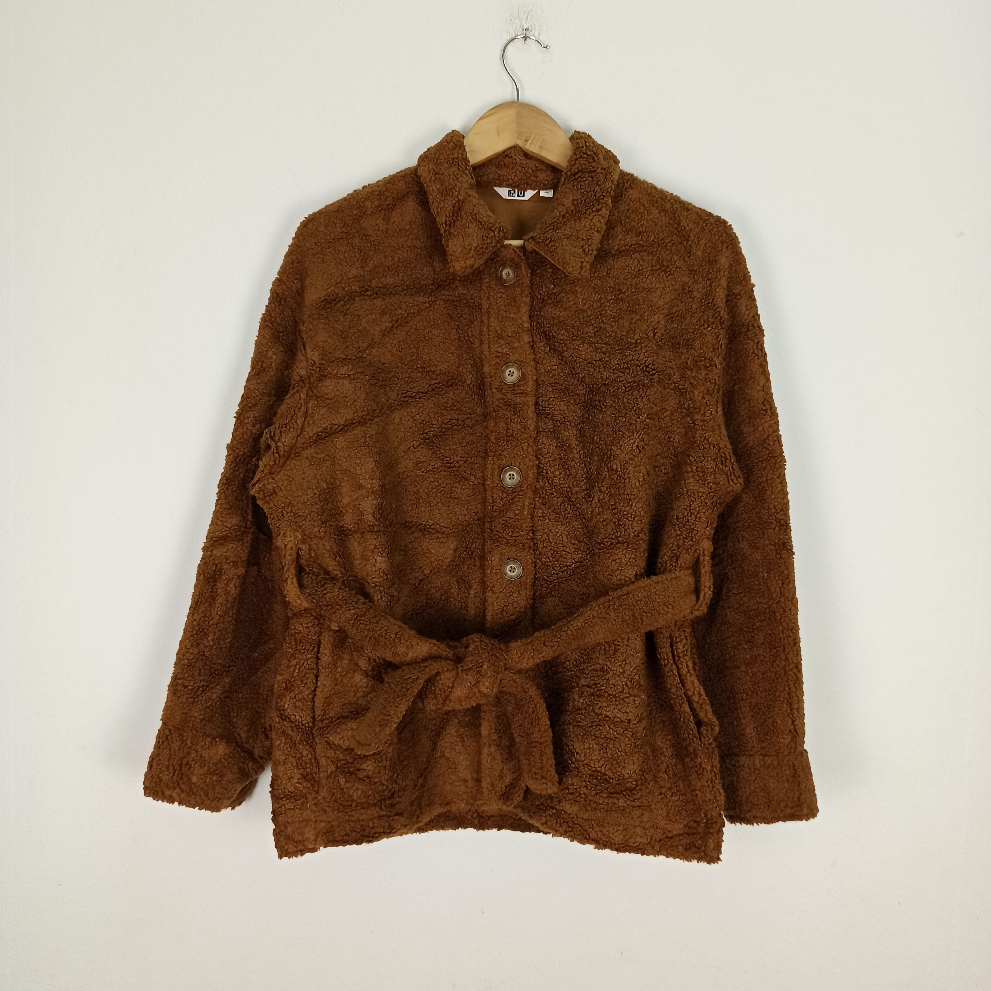 Christophe Lemaire UT U PILE Lined Christophe Lemaire Brown Fleece Short Belted Size M / US 6-8 / IT 42-44 - 1 Thumbnail