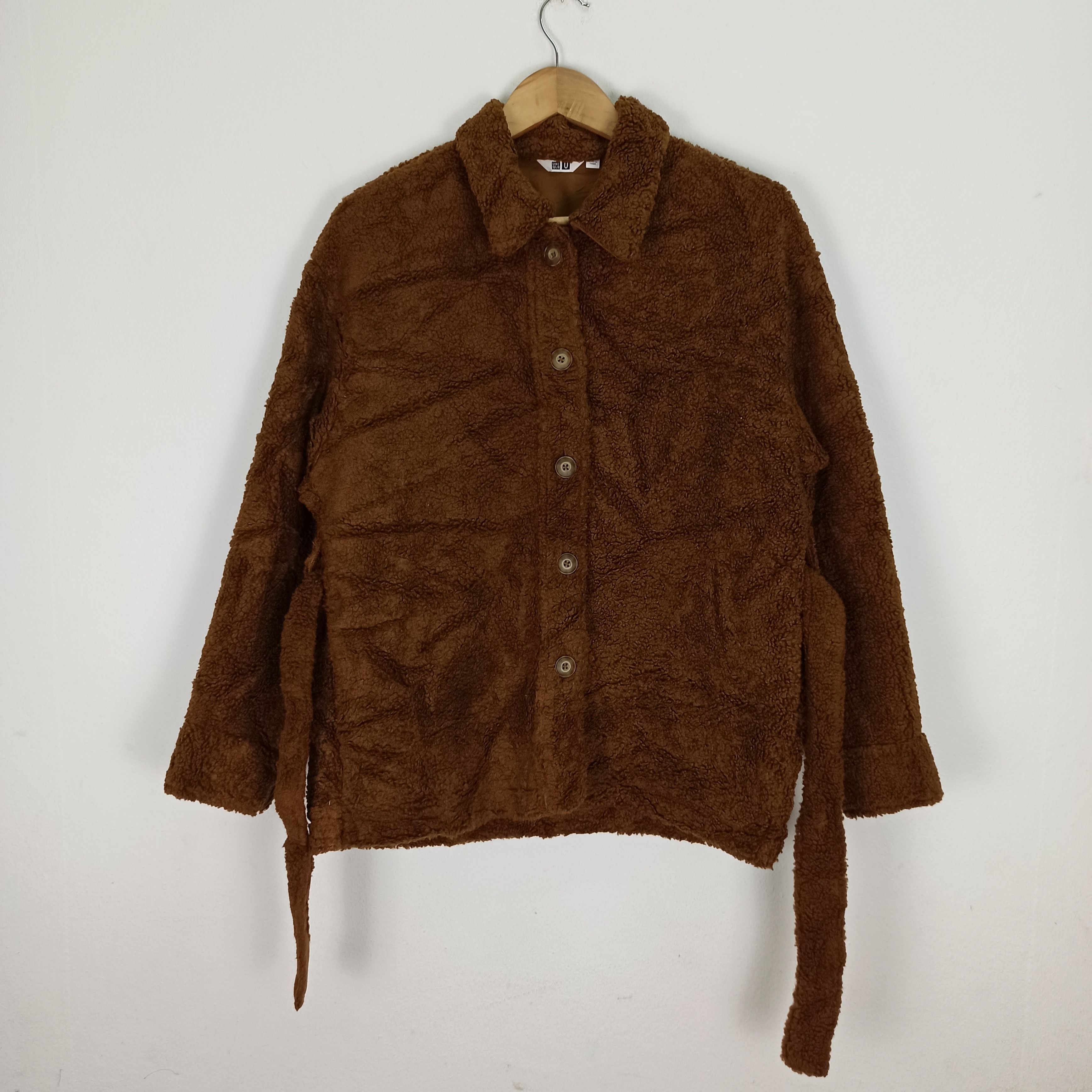 Christophe Lemaire UT U PILE Lined Christophe Lemaire Brown Fleece Short Belted Size M / US 6-8 / IT 42-44 - 2 Thumbnail