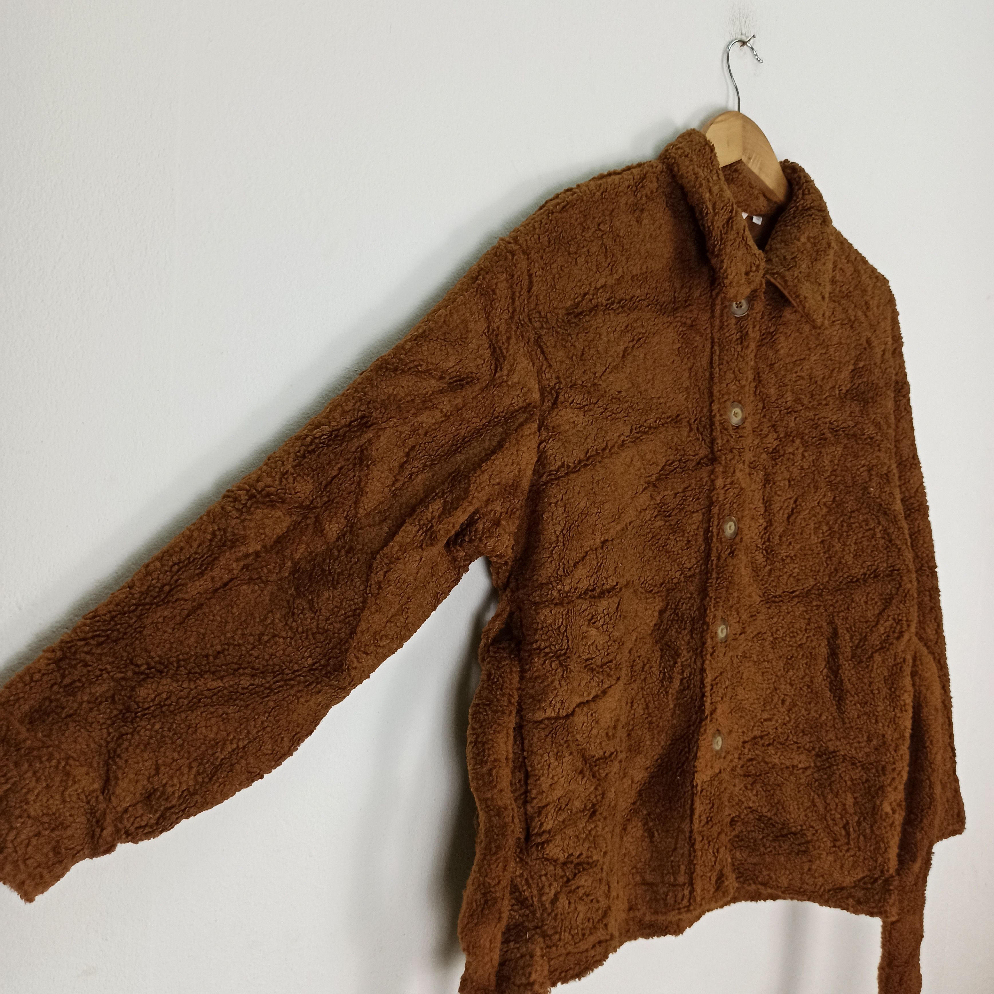 Christophe Lemaire UT U PILE Lined Christophe Lemaire Brown Fleece Short Belted Size M / US 6-8 / IT 42-44 - 3 Thumbnail