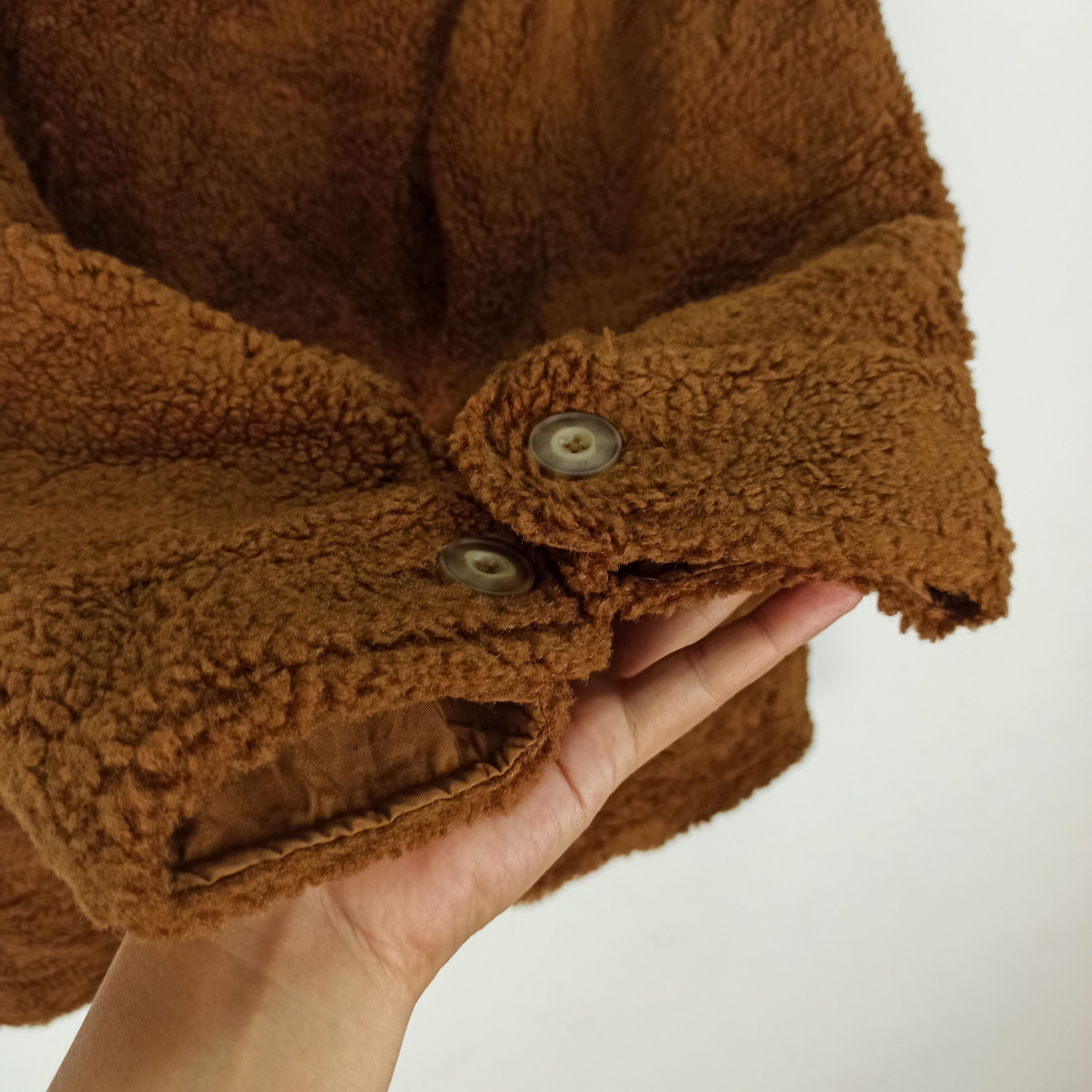 Christophe Lemaire UT U PILE Lined Christophe Lemaire Brown Fleece Short Belted Size M / US 6-8 / IT 42-44 - 7 Thumbnail