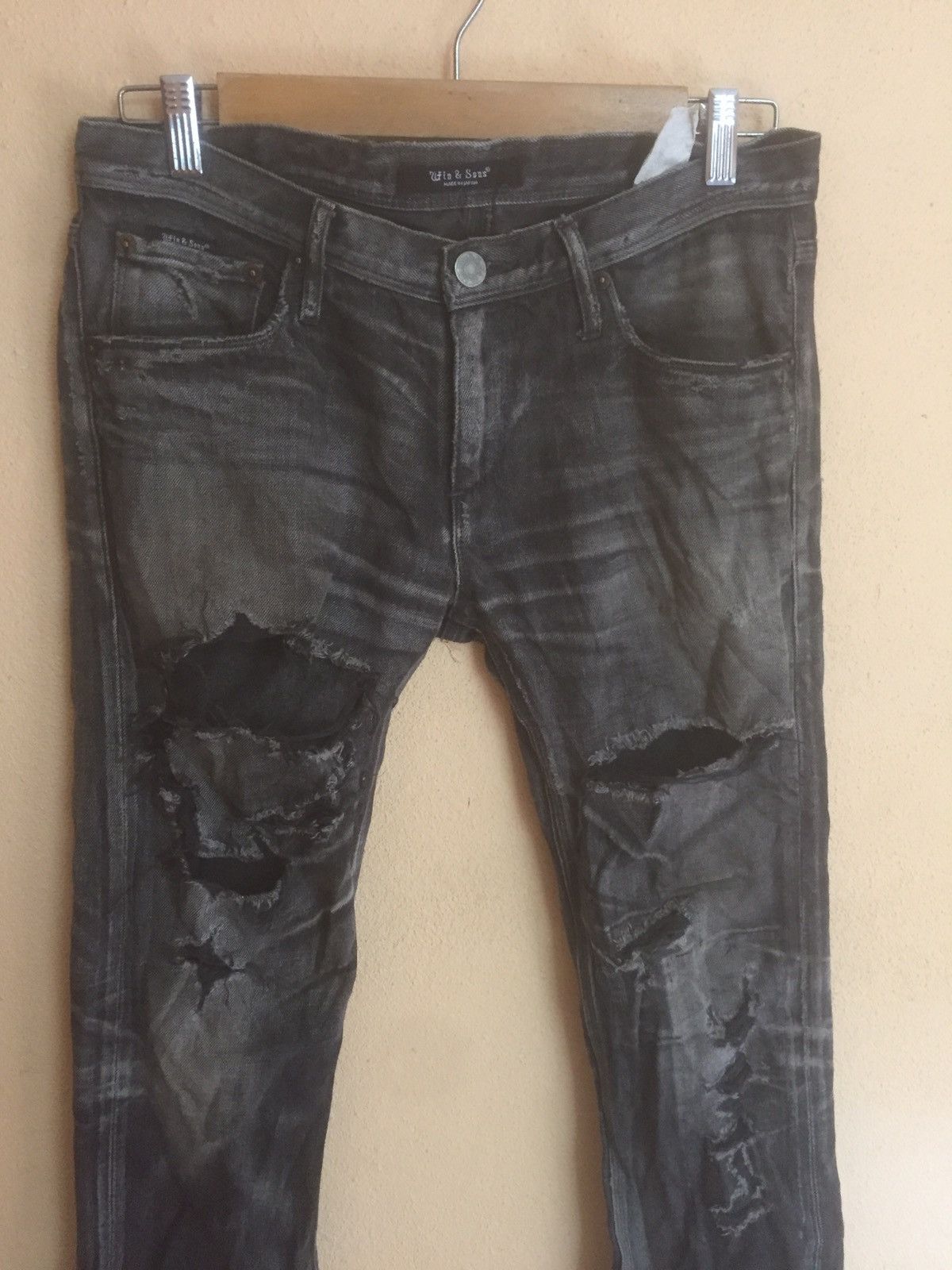 If Six Was Nine RARE WIN AND SONS PUNK GOTH MADE IN JAPAN Size US 30 / EU 46 - 4 Thumbnail