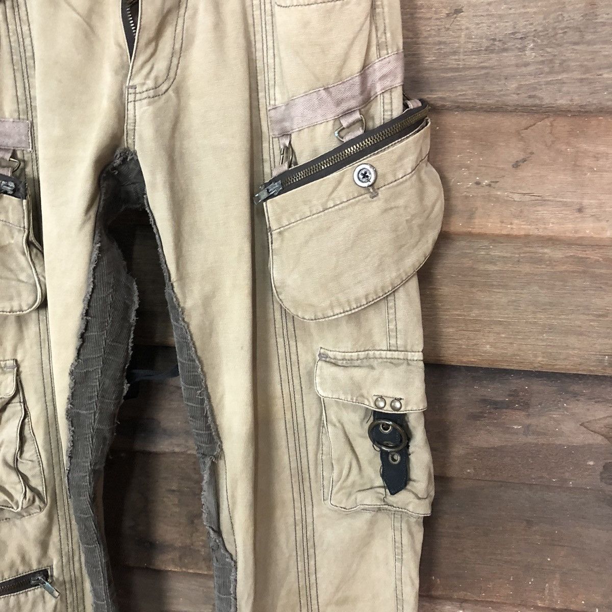 Hypebeast DL Fuga Brown Cargo seditionaries utility cargo Pants #7078 Size 28" / US 6 / IT 42 - 7 Thumbnail