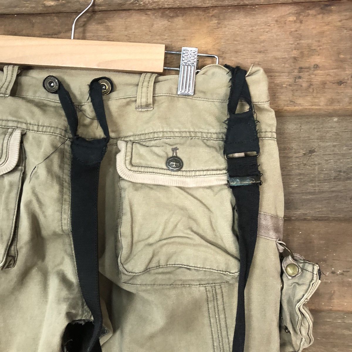 Hypebeast DL Fuga Brown Cargo seditionaries utility cargo Pants #7078 Size 28" / US 6 / IT 42 - 14 Thumbnail