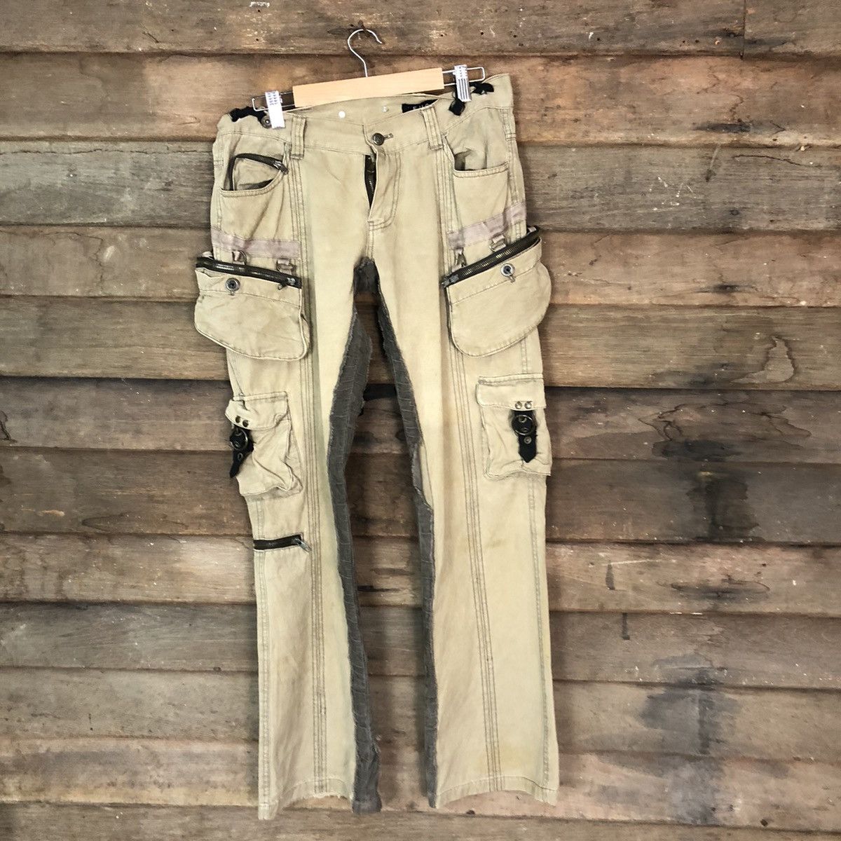 Hypebeast DL Fuga Brown Cargo seditionaries utility cargo Pants #7078 Size 28" / US 6 / IT 42 - 1 Thumbnail