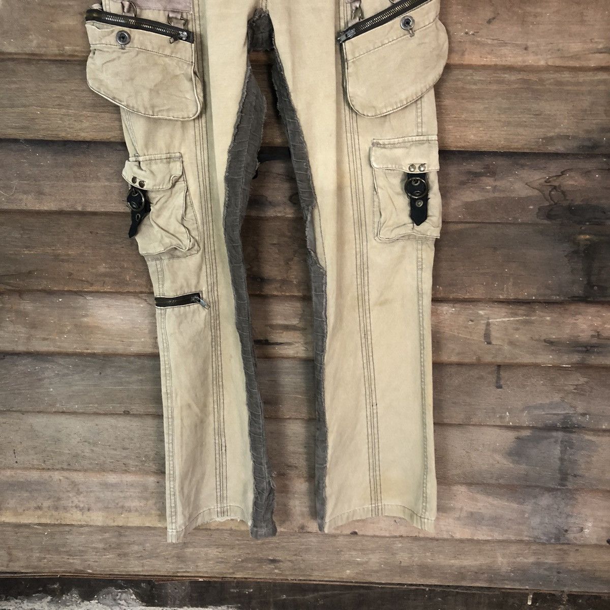 Hypebeast DL Fuga Brown Cargo seditionaries utility cargo Pants #7078 Size 28" / US 6 / IT 42 - 3 Thumbnail