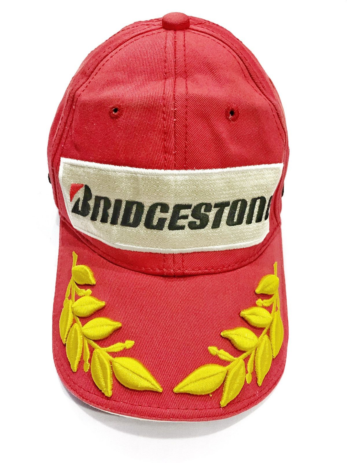 image of Racing Vintage Bridgestone Podium Hat Motogp in Red, Men's