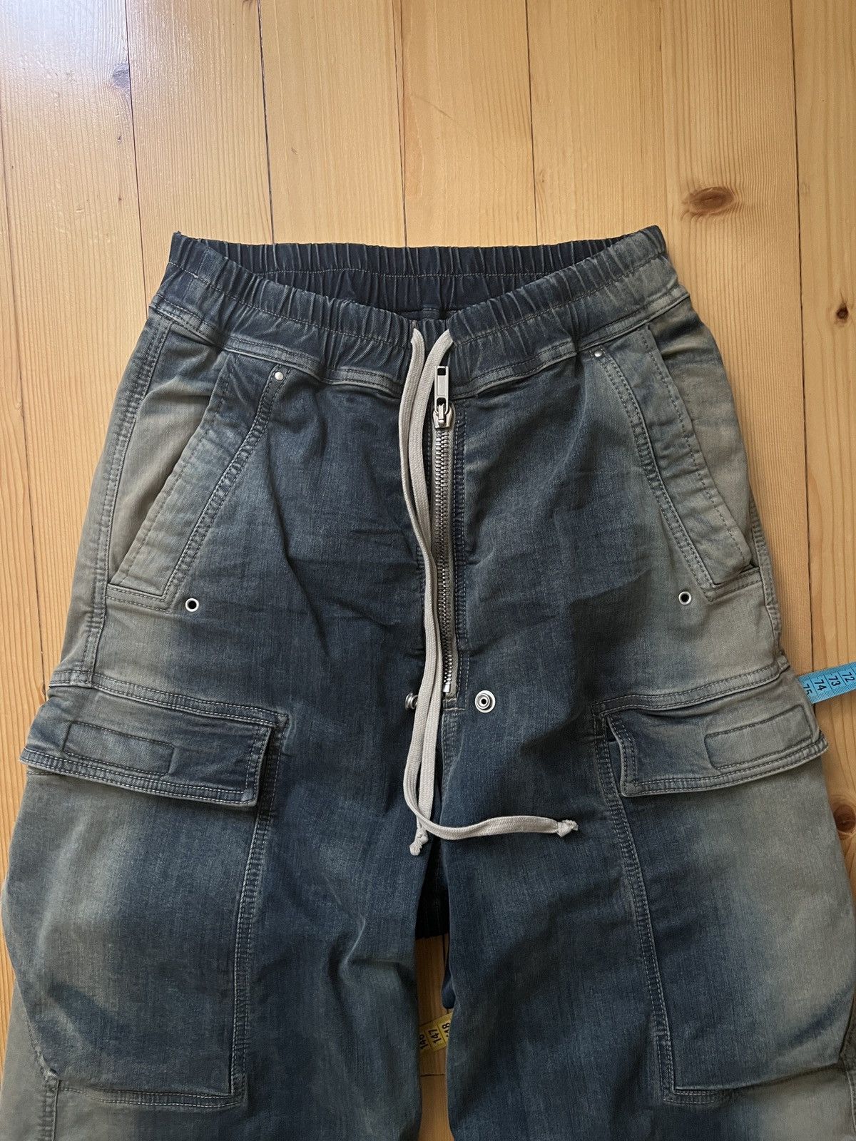 Rick Owens Rick Owens SS23 Jumbo Bela Cargo Denim Trouser
