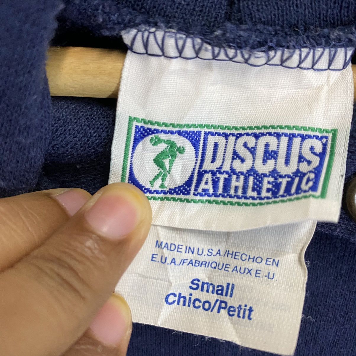 Japanese Brand × Vintage Vintage 90s Discus Athletic Plain Small Logo Crewneck Hoodie Size US S / EU 44-46 / 1 - 7 Thumbnail