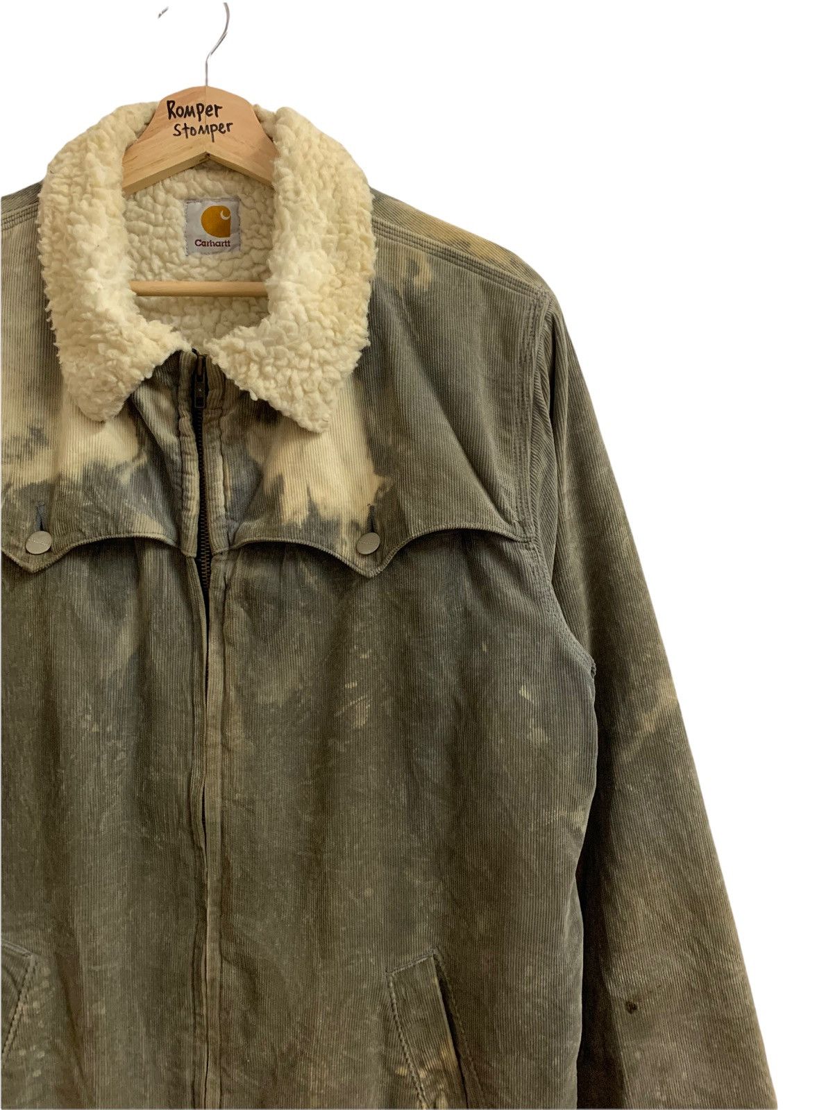 Carhartt Carhartt Bleach Corduroy Shearling Jacket Size US M / EU 48-50 / 2 - 3 Thumbnail