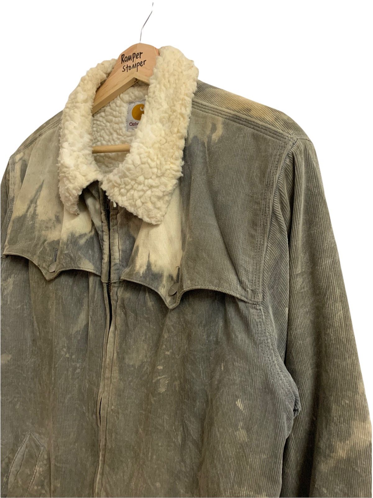 Carhartt Carhartt Bleach Corduroy Shearling Jacket Size US M / EU 48-50 / 2 - 7 Thumbnail