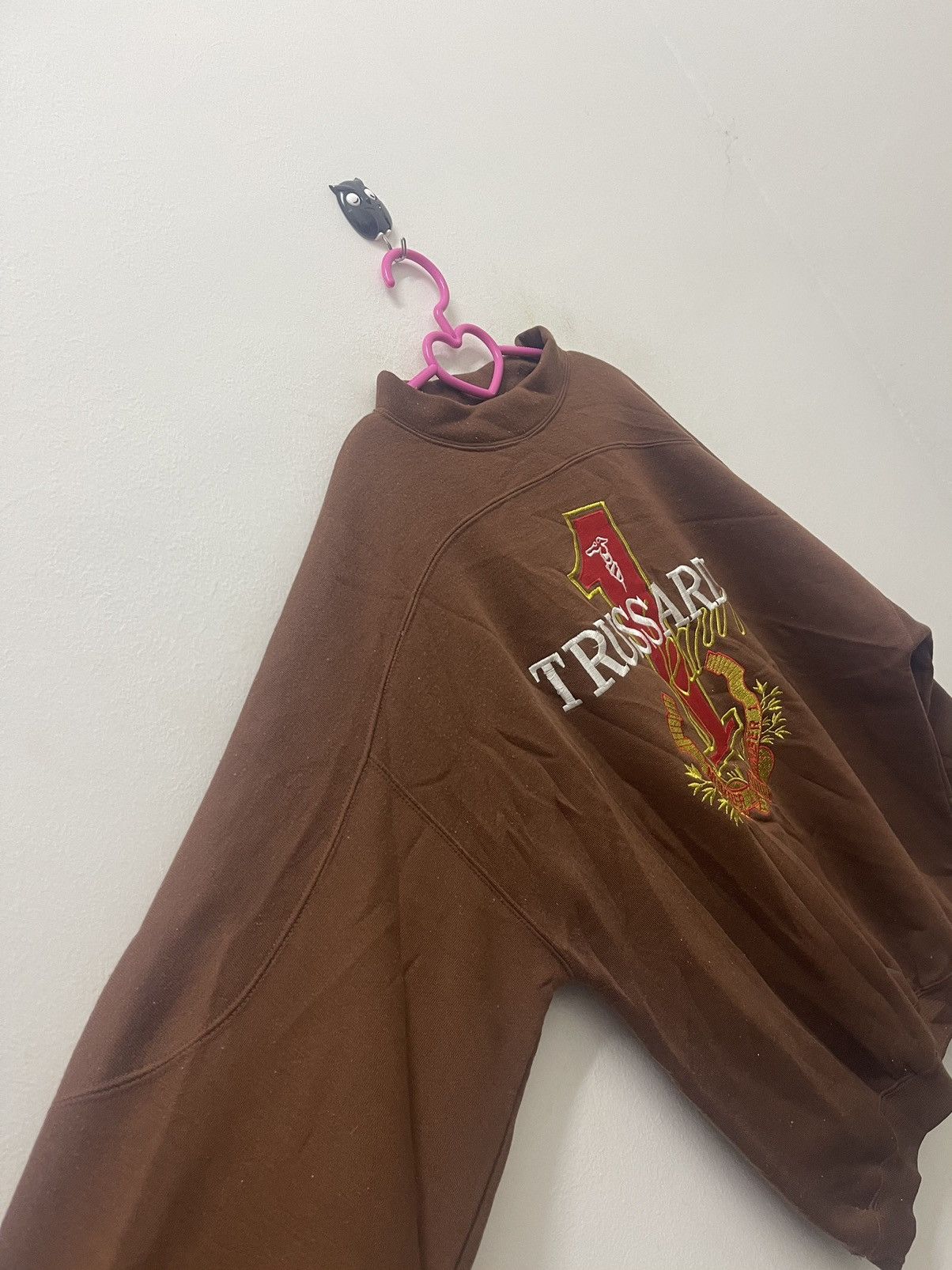 Trussardi Rare Vintage TRUSSARDI Spell Out Big Logo Sewn Embroidered Size US L / EU 52-54 / 3 - 3 Thumbnail
