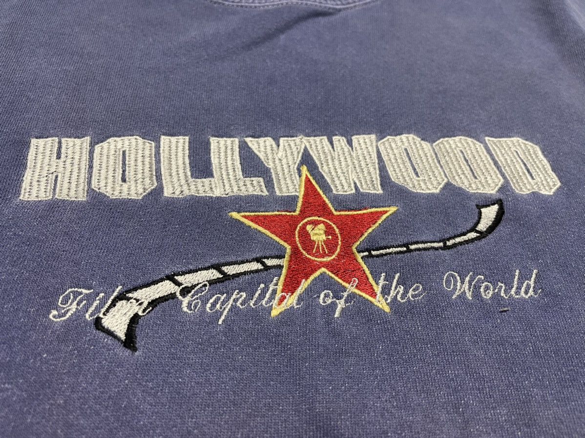 Star Of Hollywood Vintage 90's Distressed Sweatshirt Hollywood Film Capital Size US M / EU 48-50 / 2 - 6 Thumbnail
