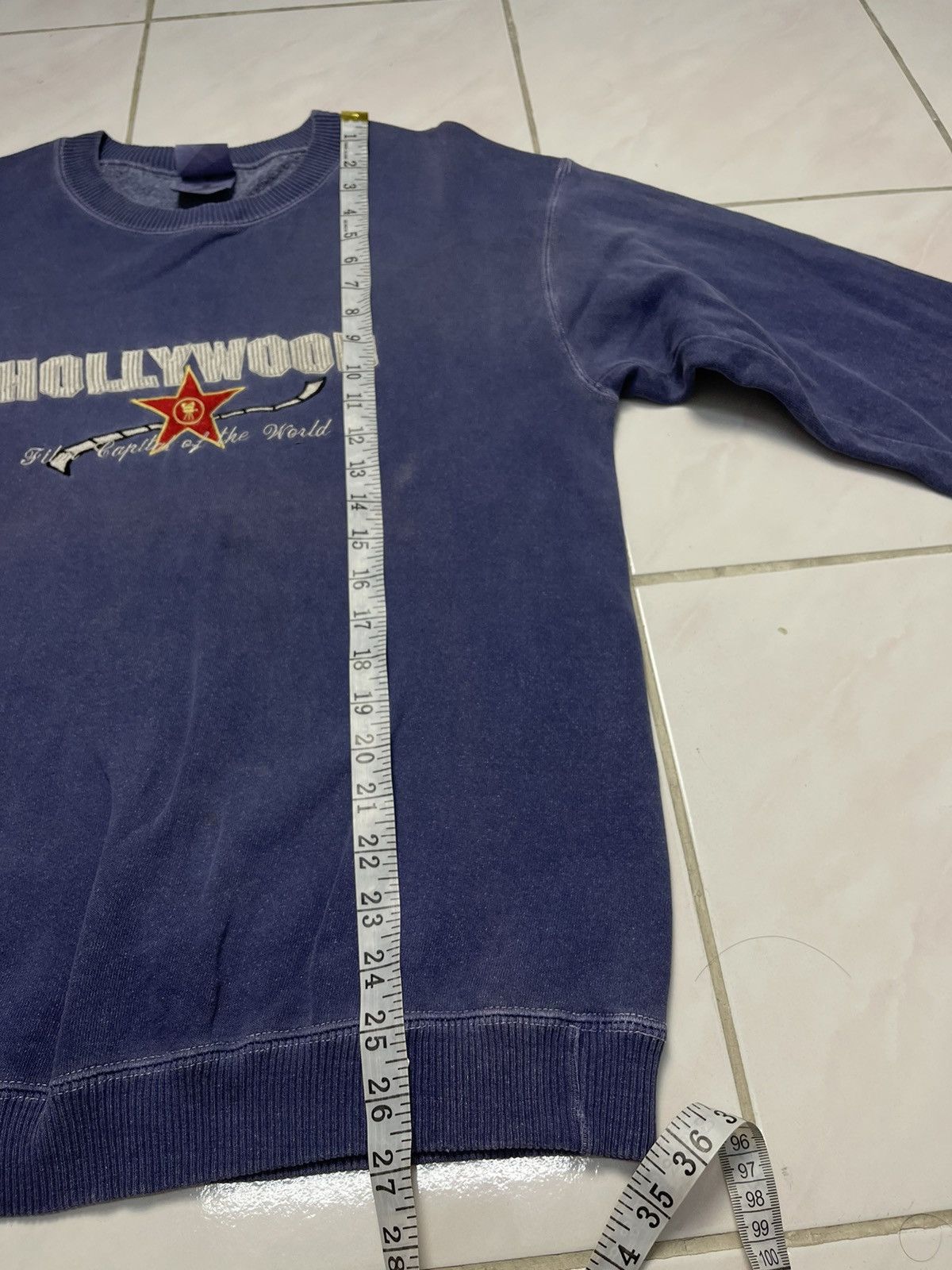 Star Of Hollywood Vintage 90's Distressed Sweatshirt Hollywood Film Capital Size US M / EU 48-50 / 2 - 8 Thumbnail